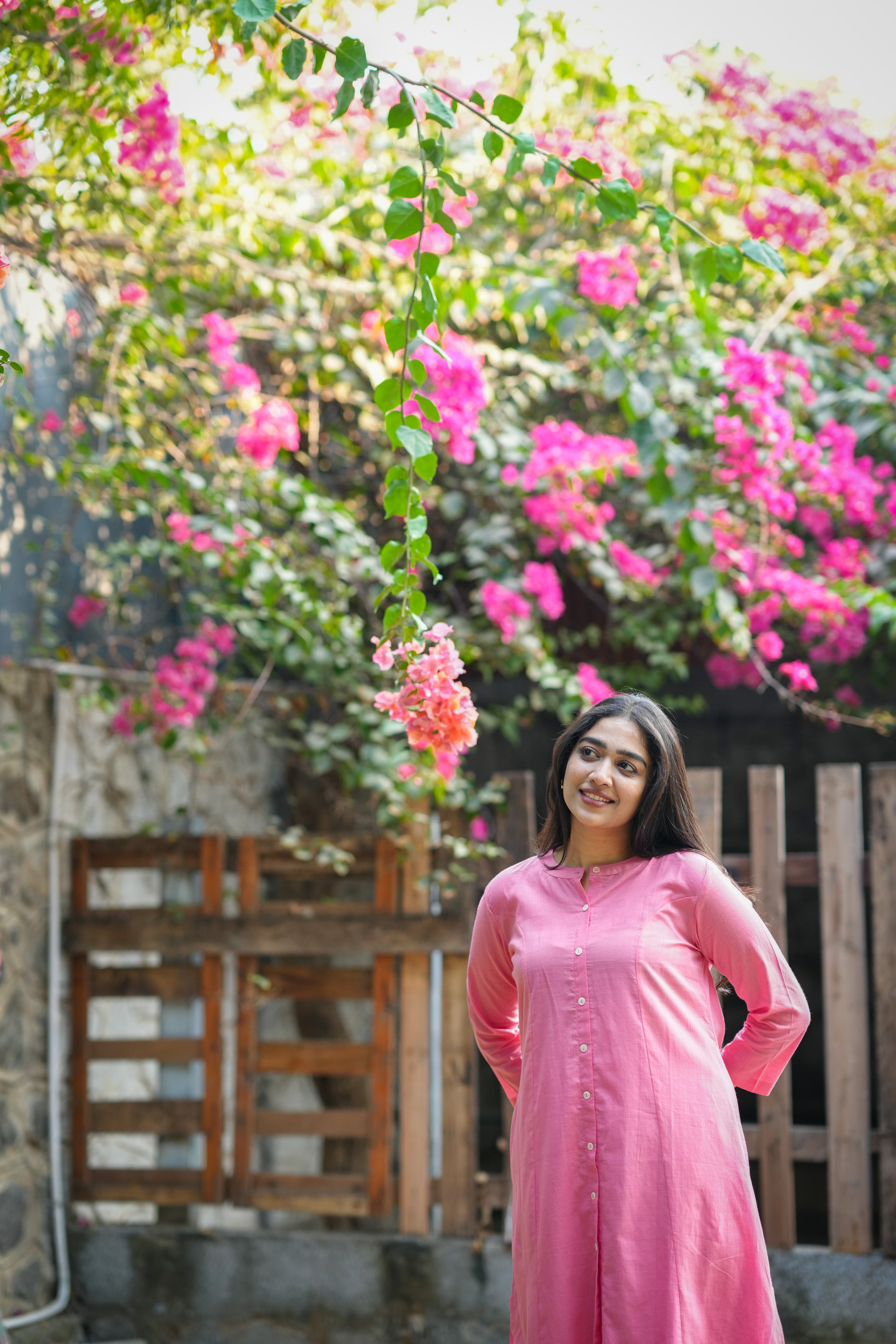 Vikashini Peach (Kurti+Pant)