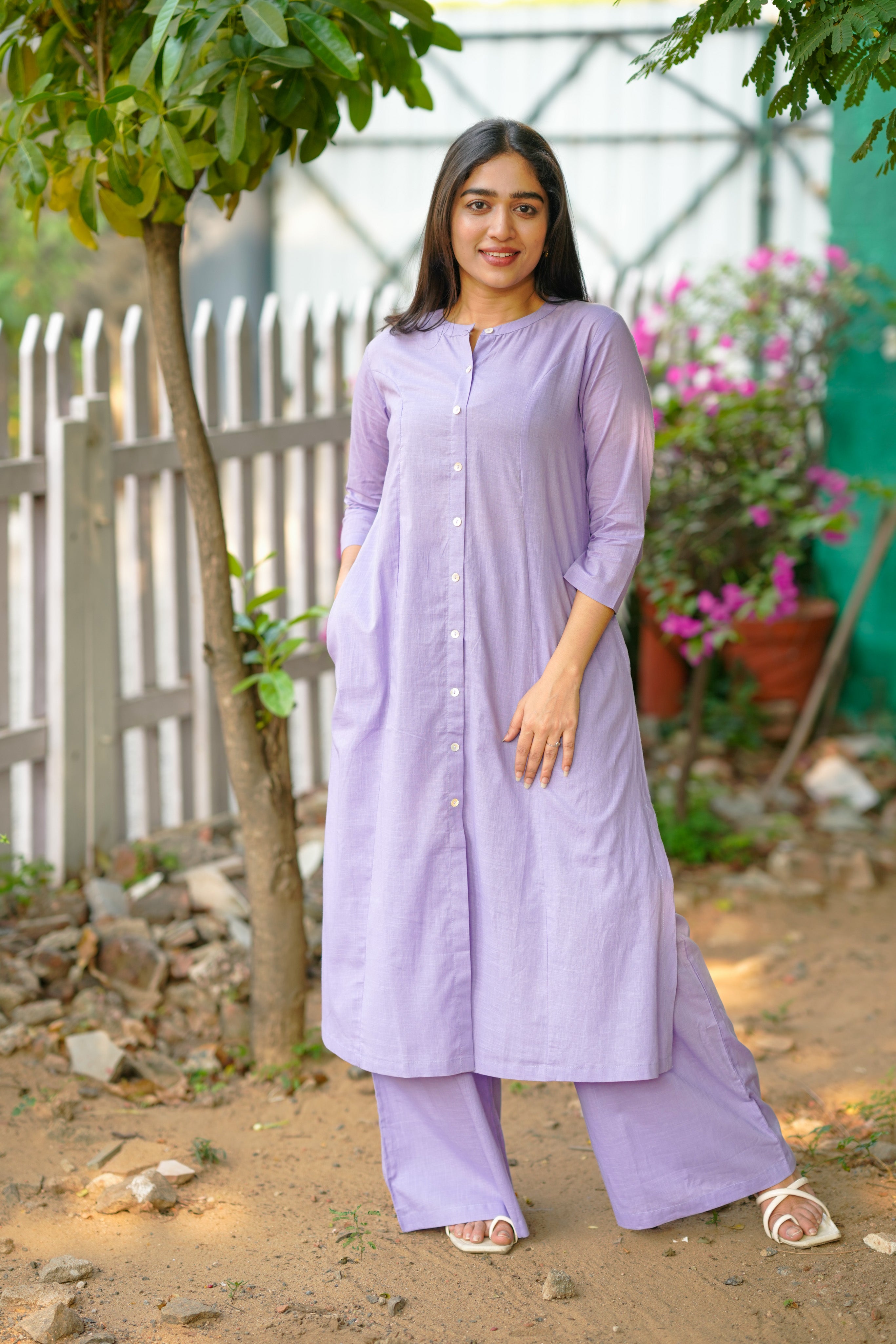 Vikashini Lavender (Kurti+Pant)