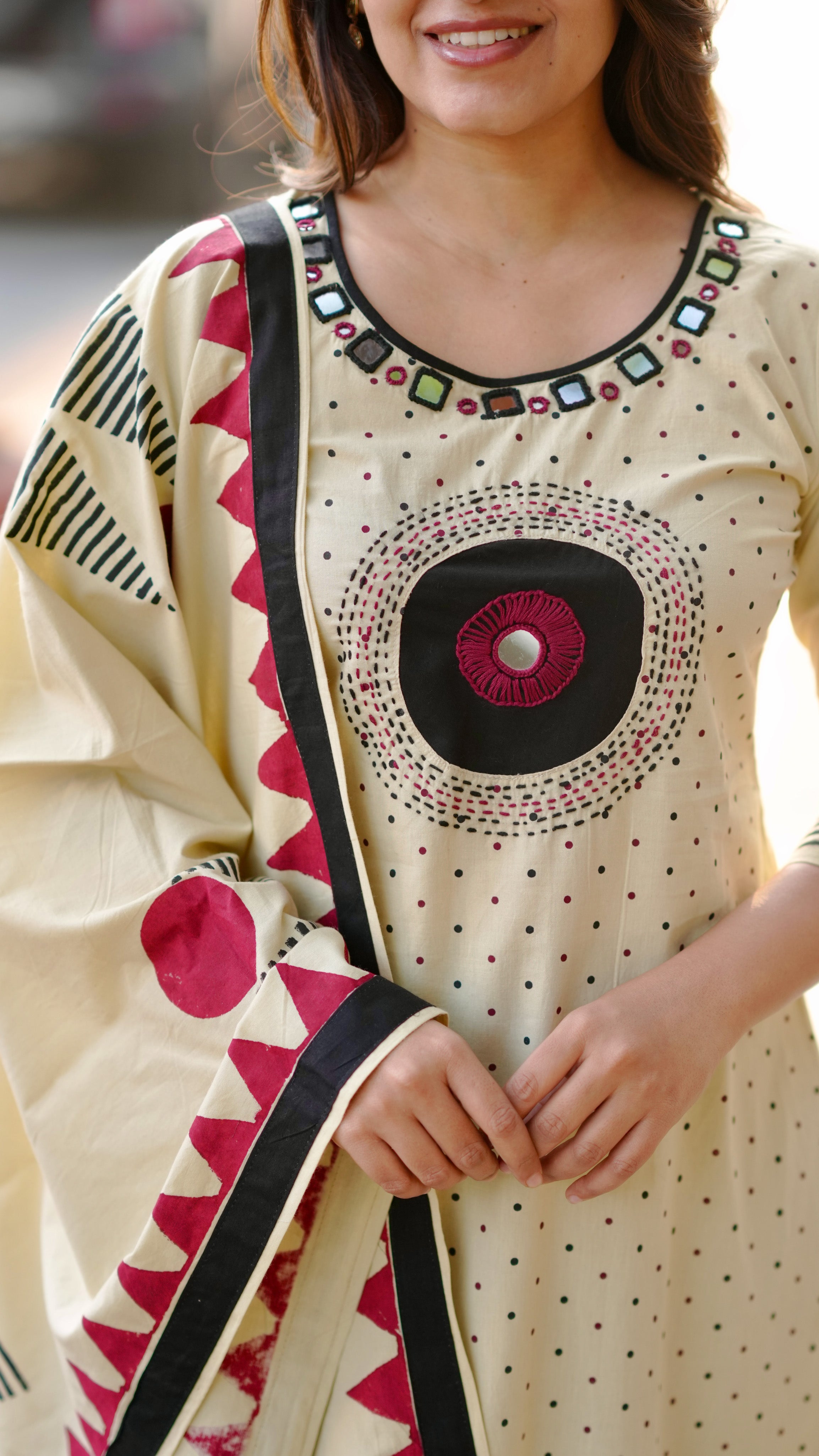 Nikisha Handblock (Kurti+Dupatta)