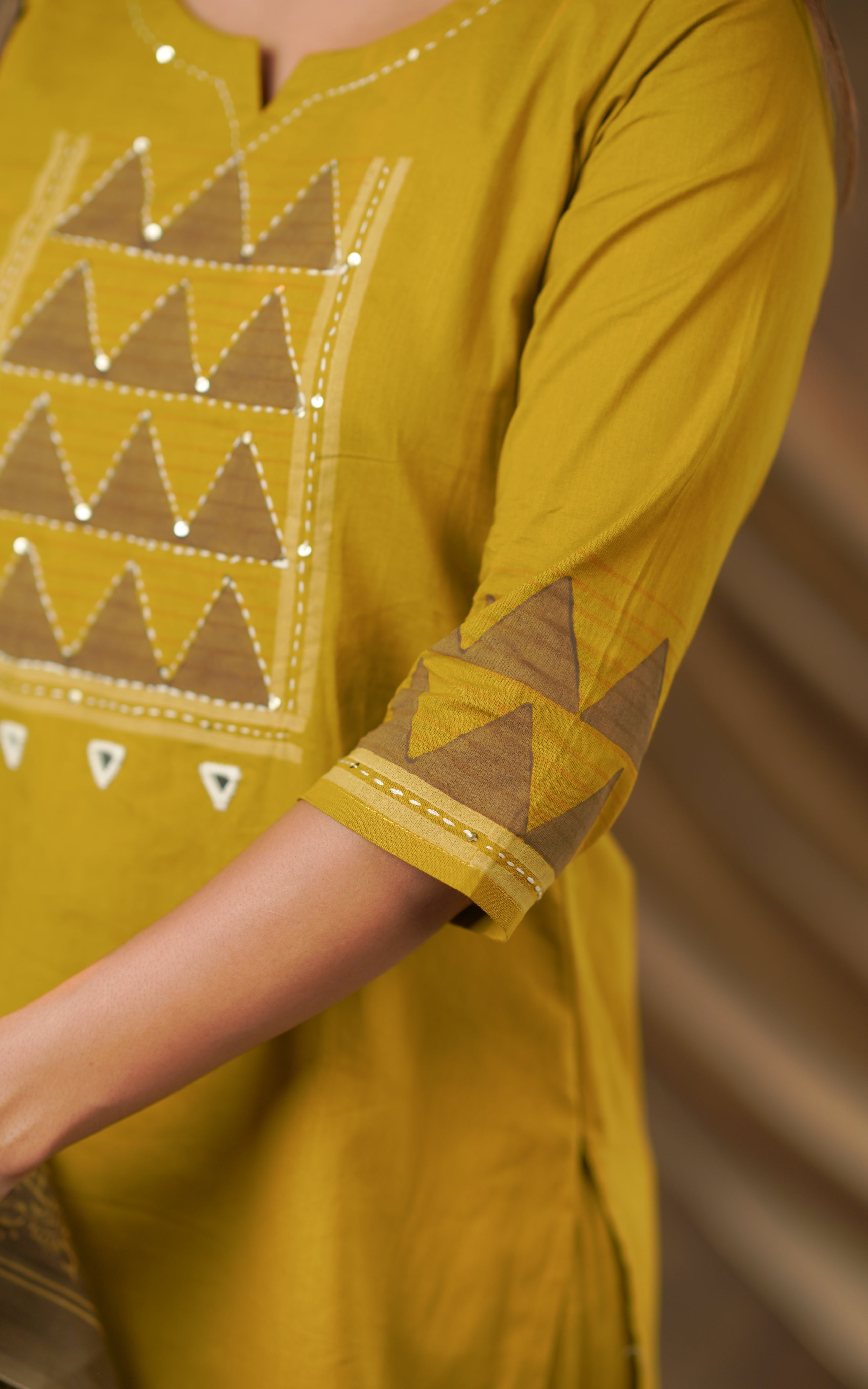 Straight cut kurti for college wear