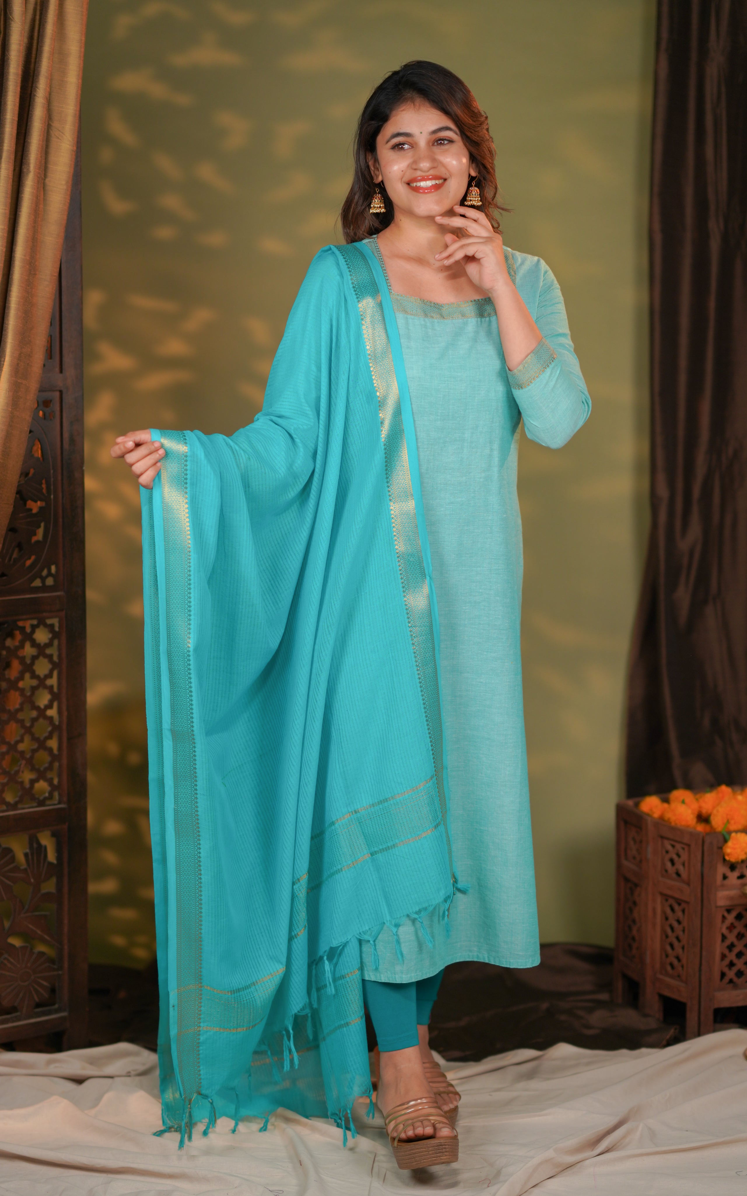 Jyothika's recreation kurti