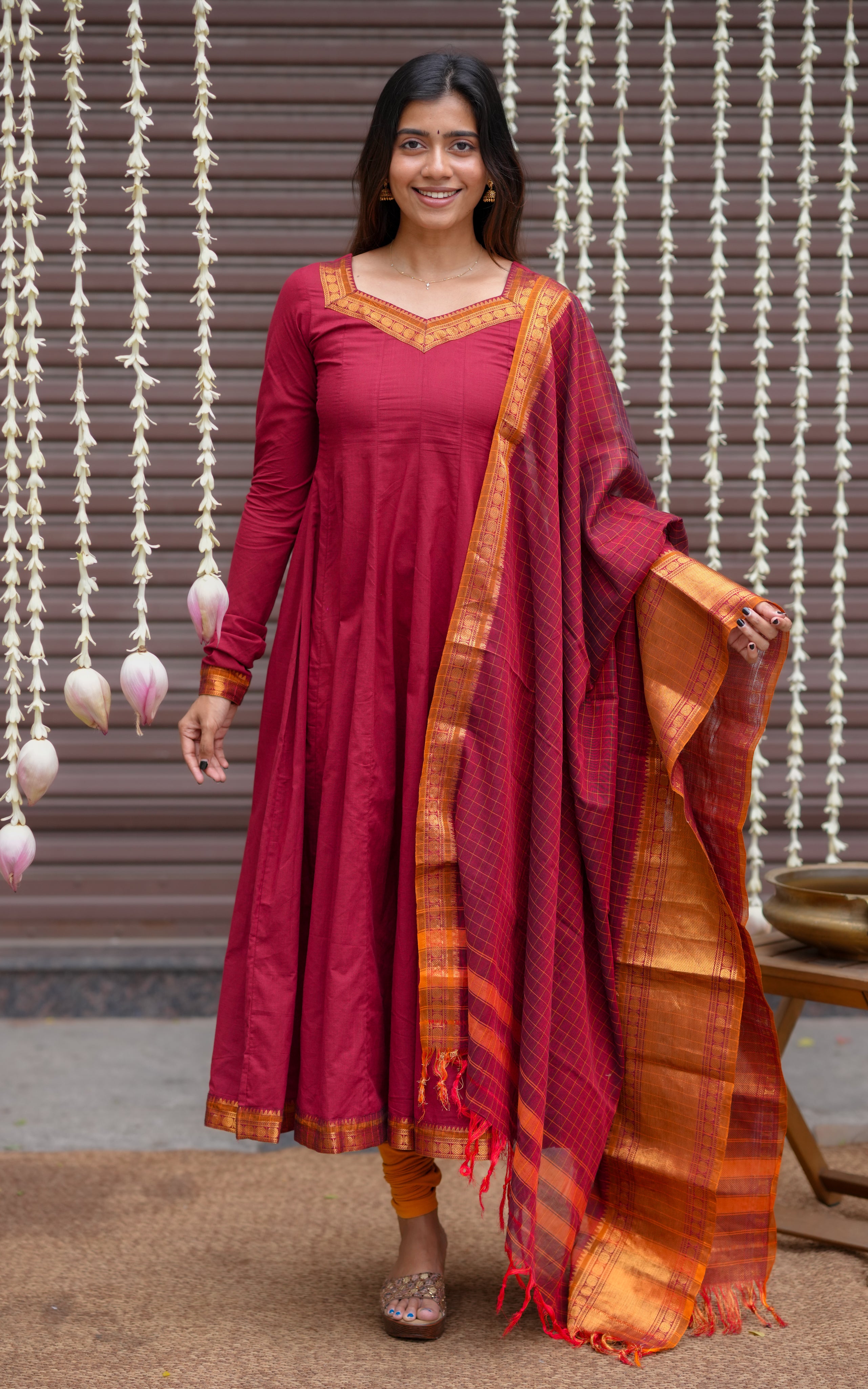 Anarkali kurti for festive occasions