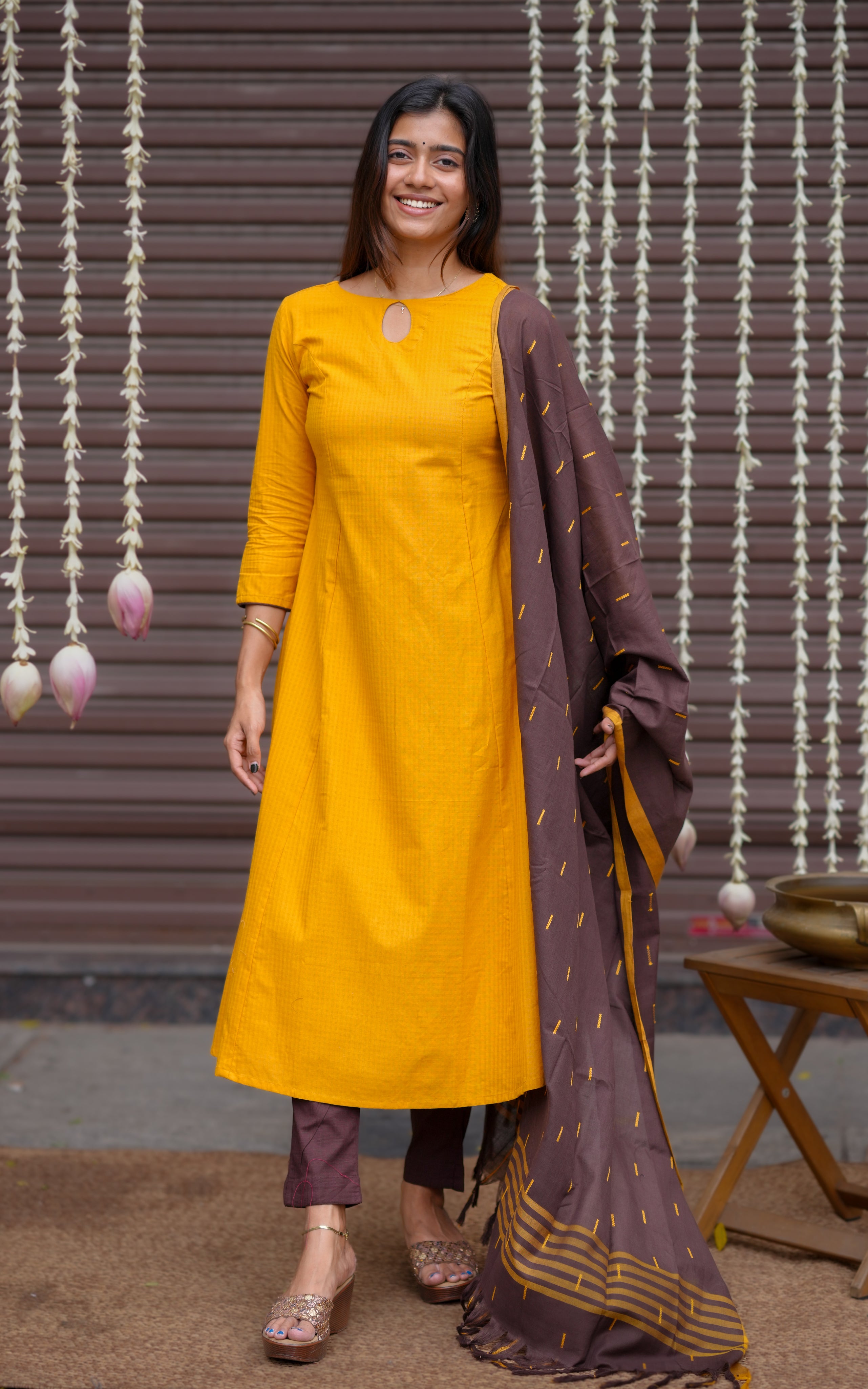 Festive Aline kurti for women