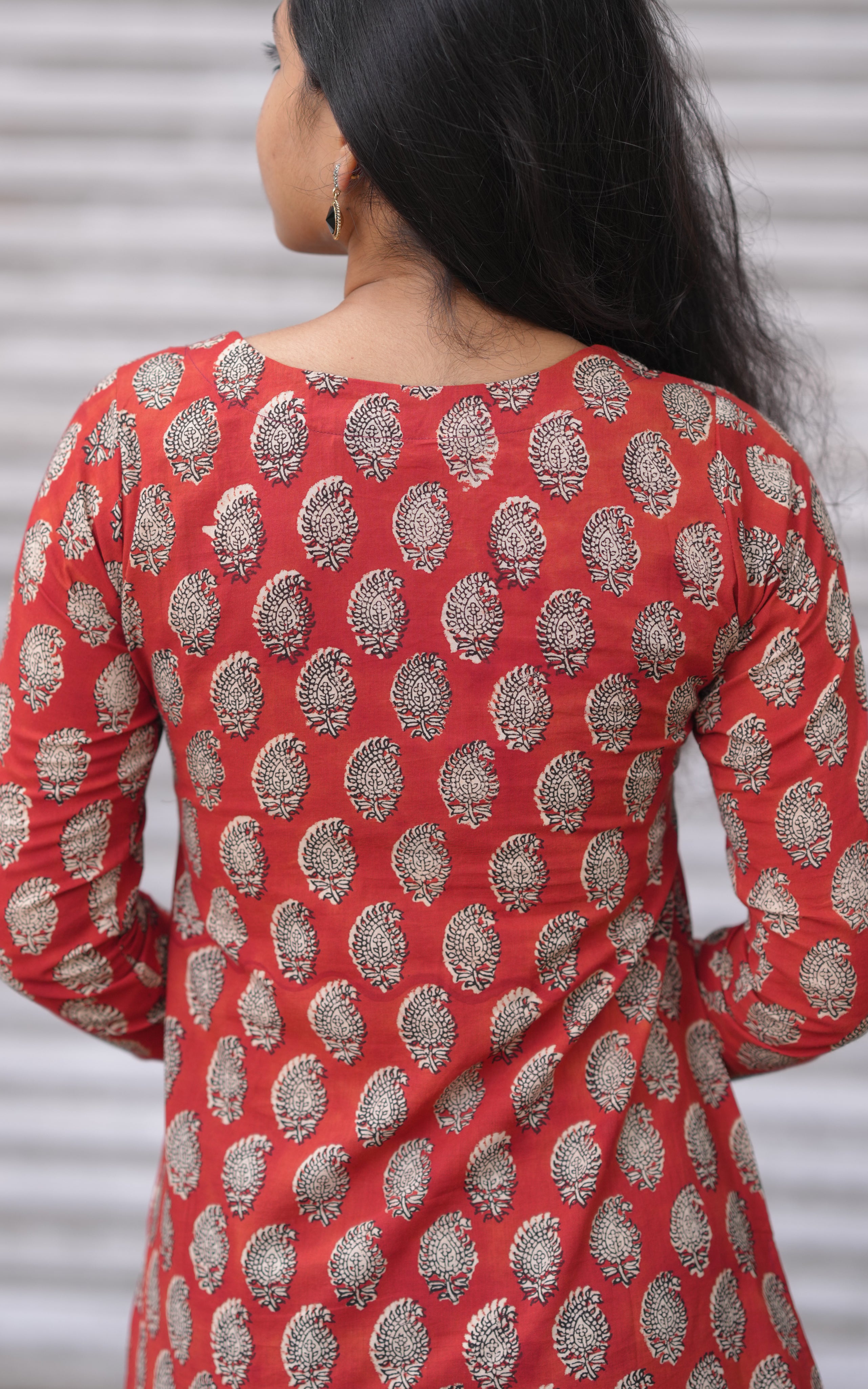 cotton straight cut kurti for women