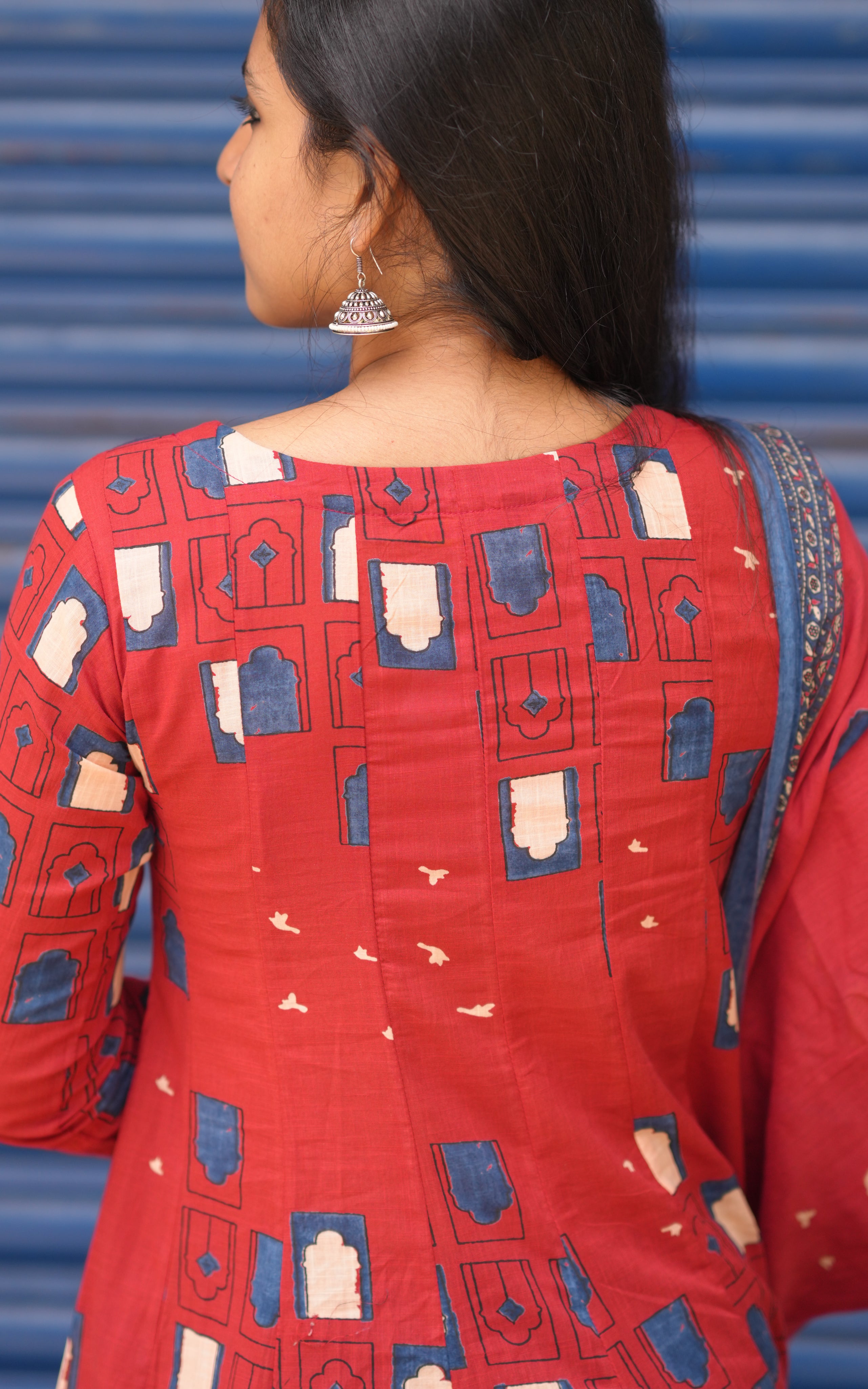 Full-sleeve Anarkali kurti