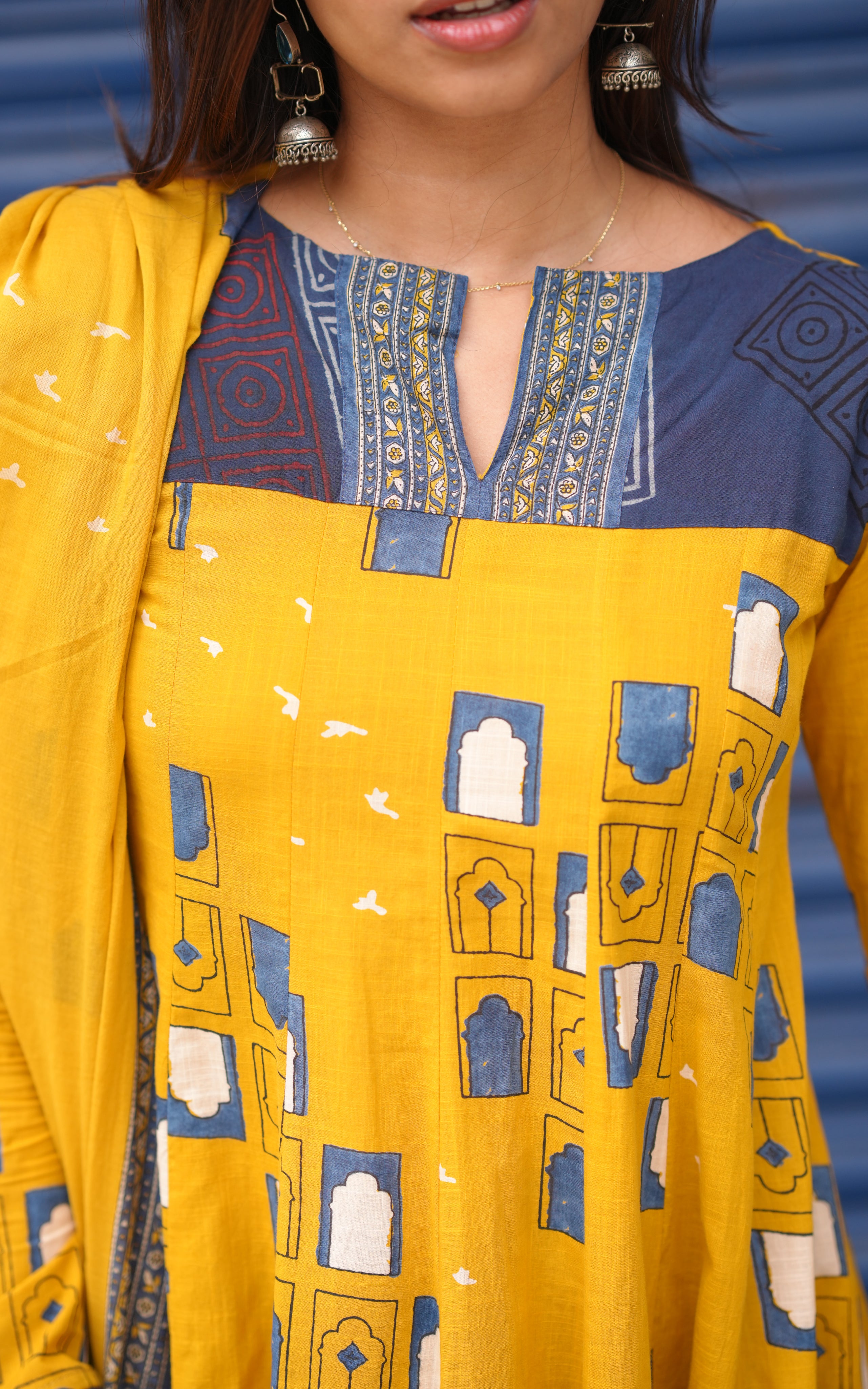 Designer Anarkali with dupatta
