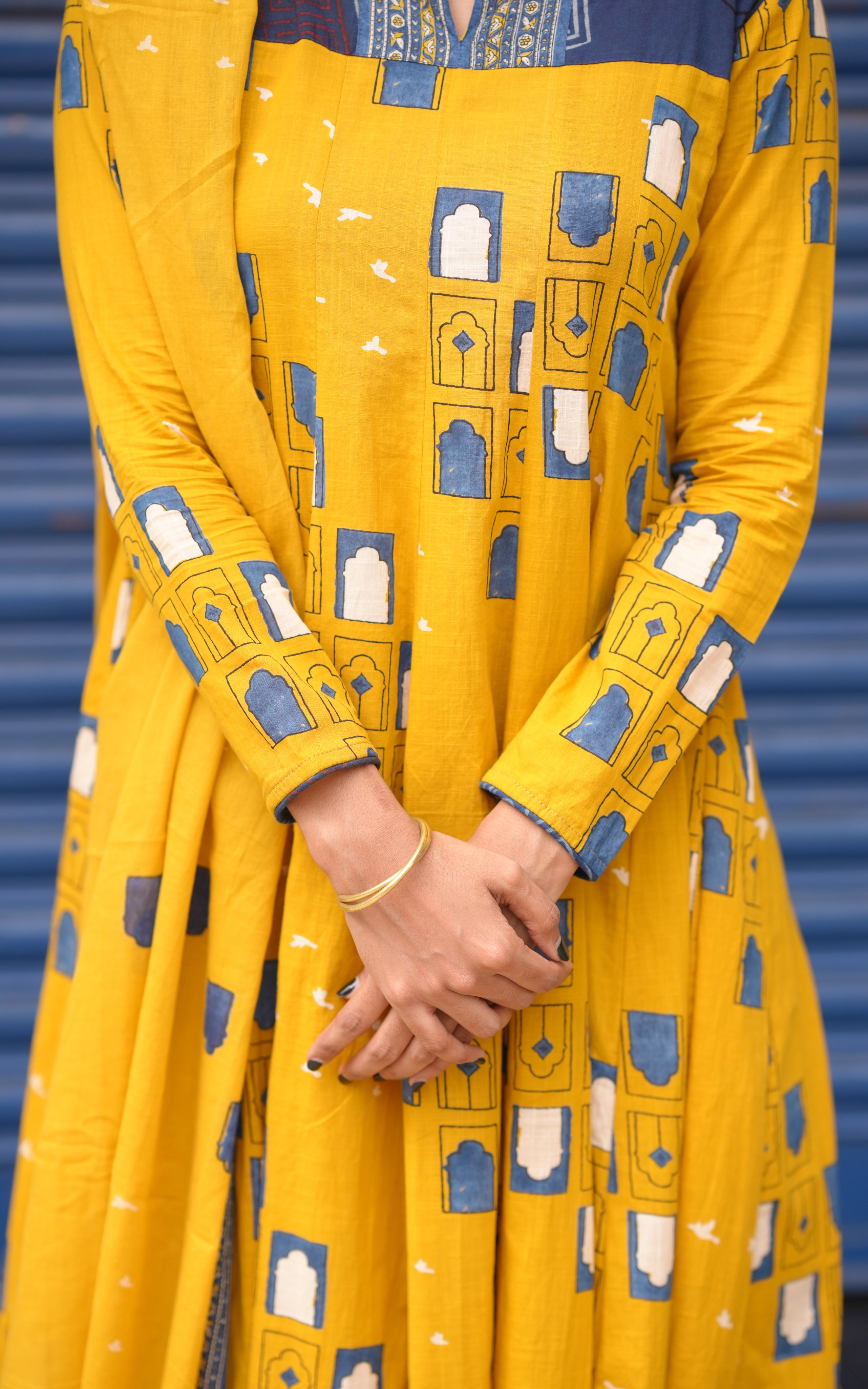 Full-sleeve Anarkali kurti