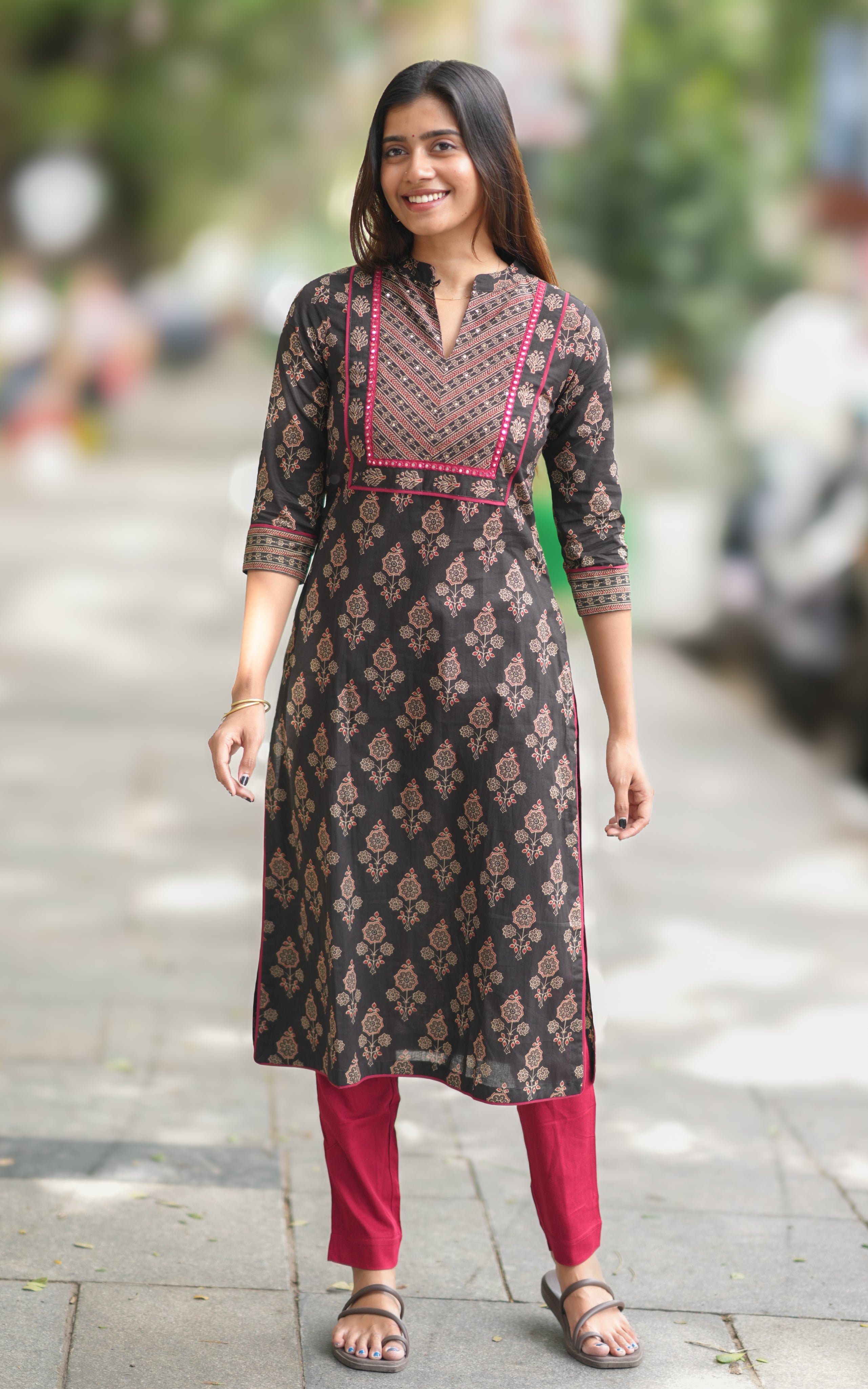 stylish Office wear straight kurti for women