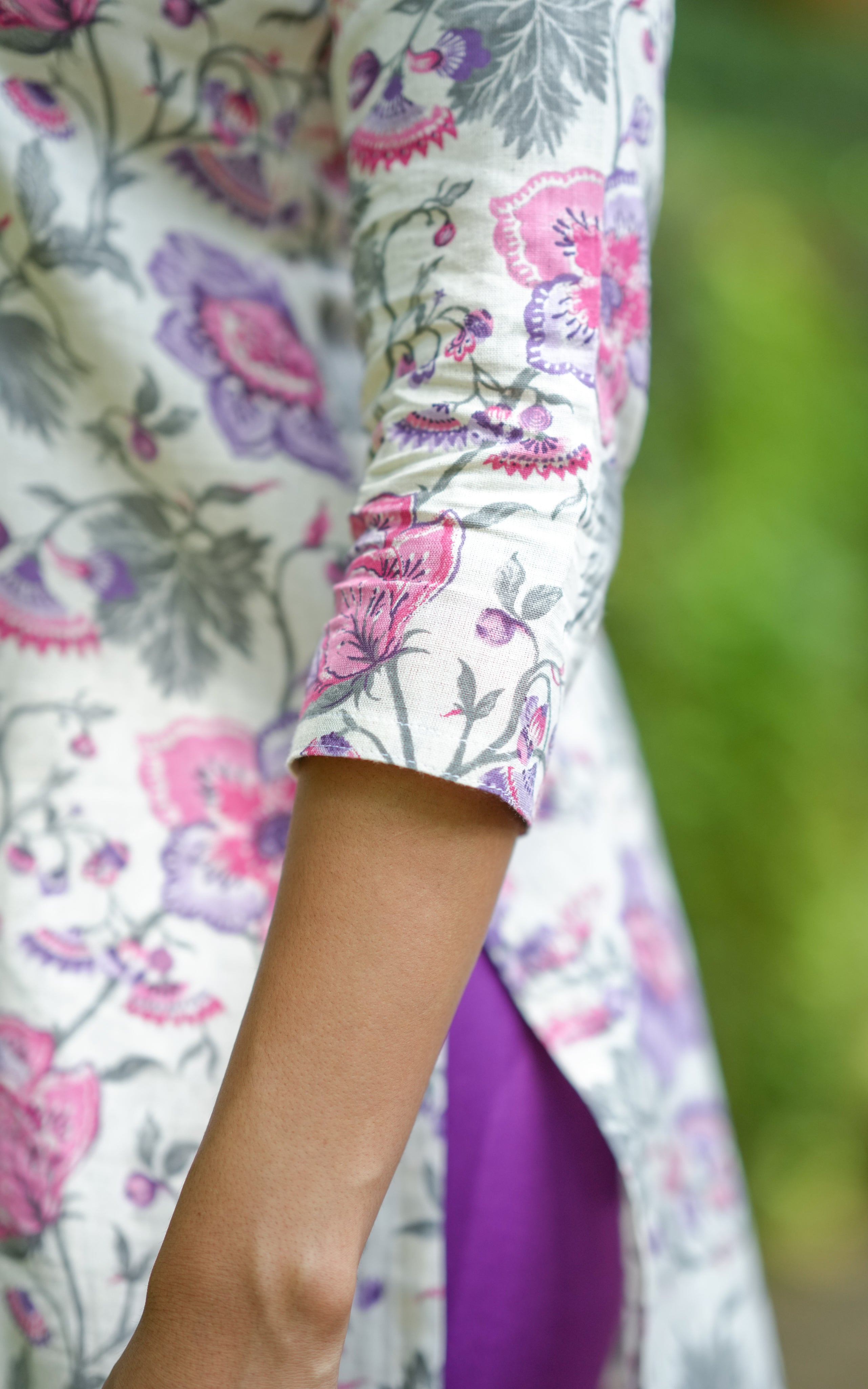 Straight-cut kurti set for women
