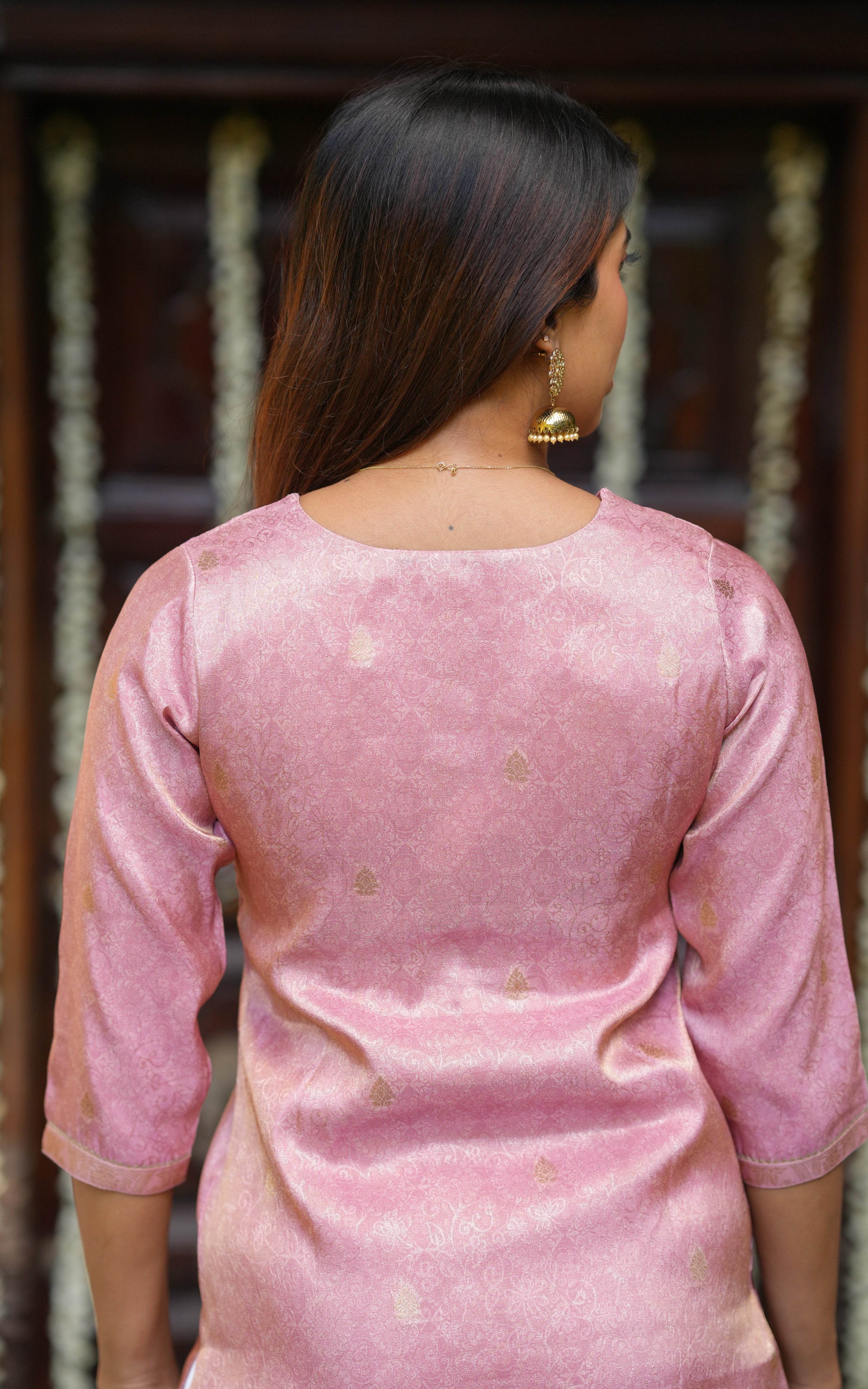 Designed for all-day wear, this ethnic dress adds a refined touch to your everyday wardrobe