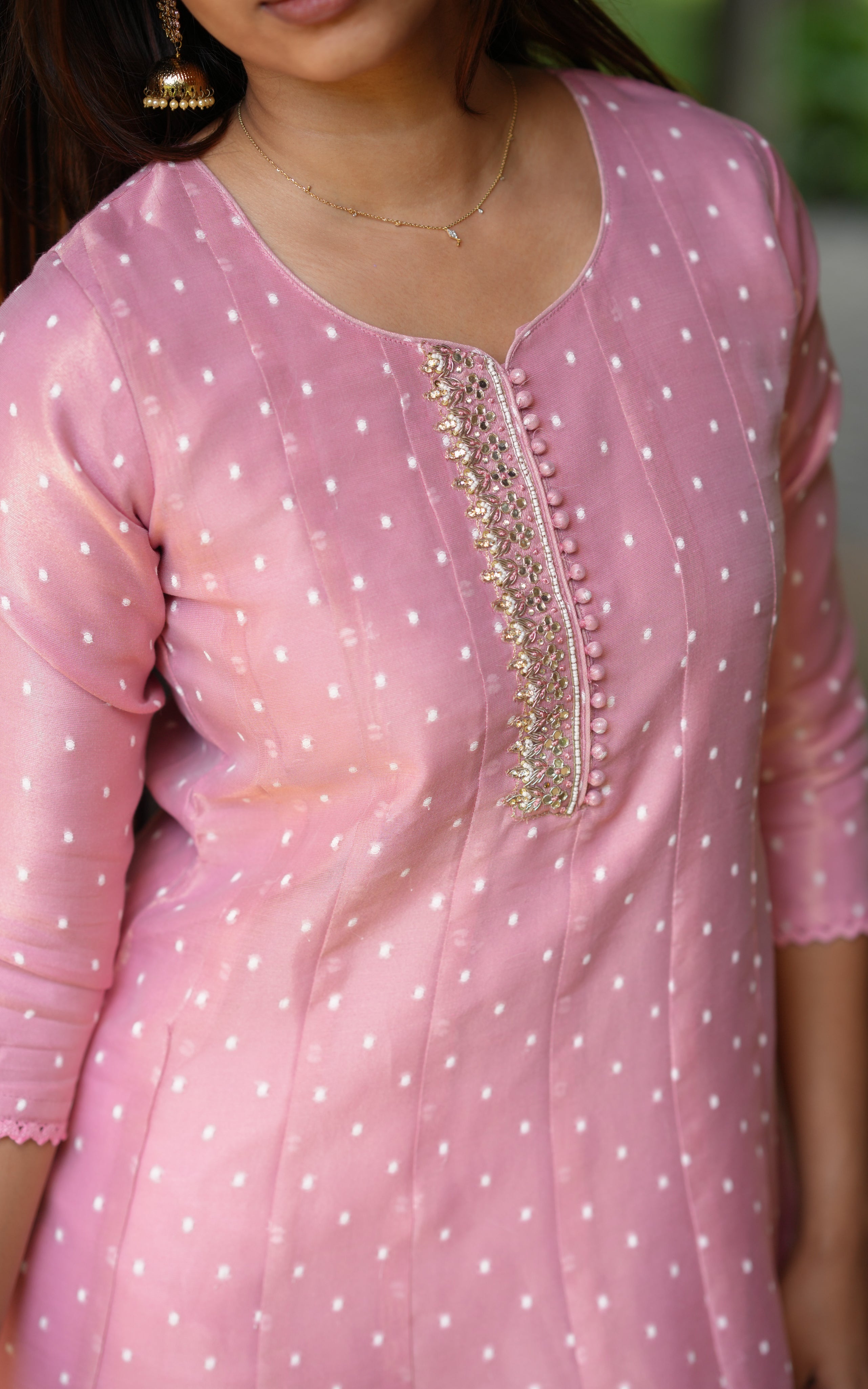 A soft, breathable fabric meets timeless design — perfect for long days and special moments alike