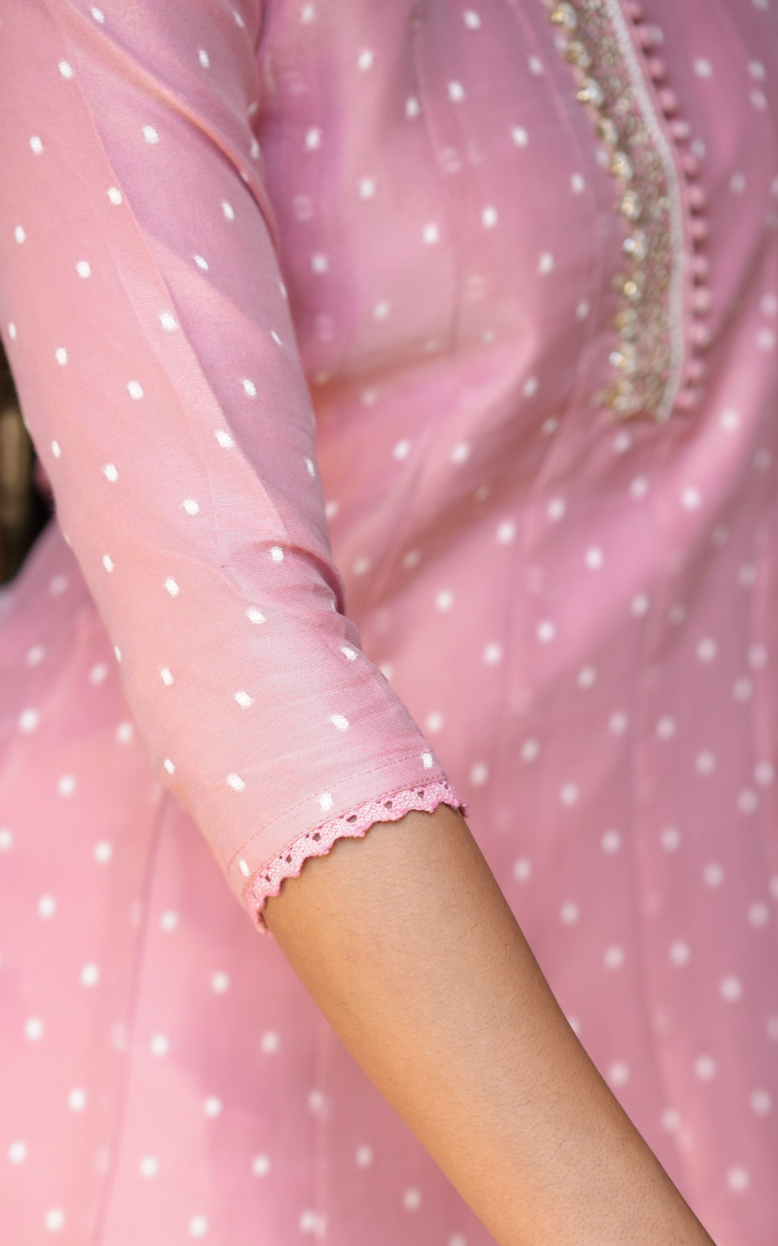 Combining minimalist charm with ethnic heritage, this outfit is your new go-to classic