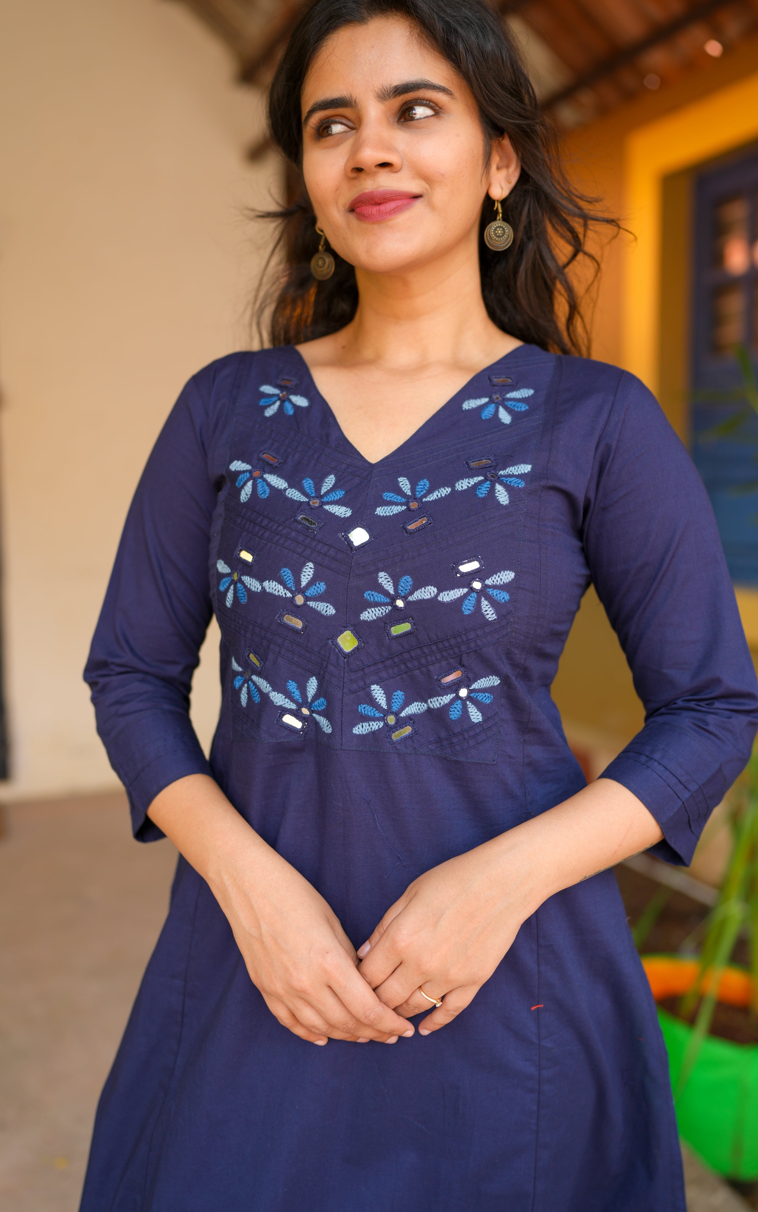 Neelamegam Navy Blue