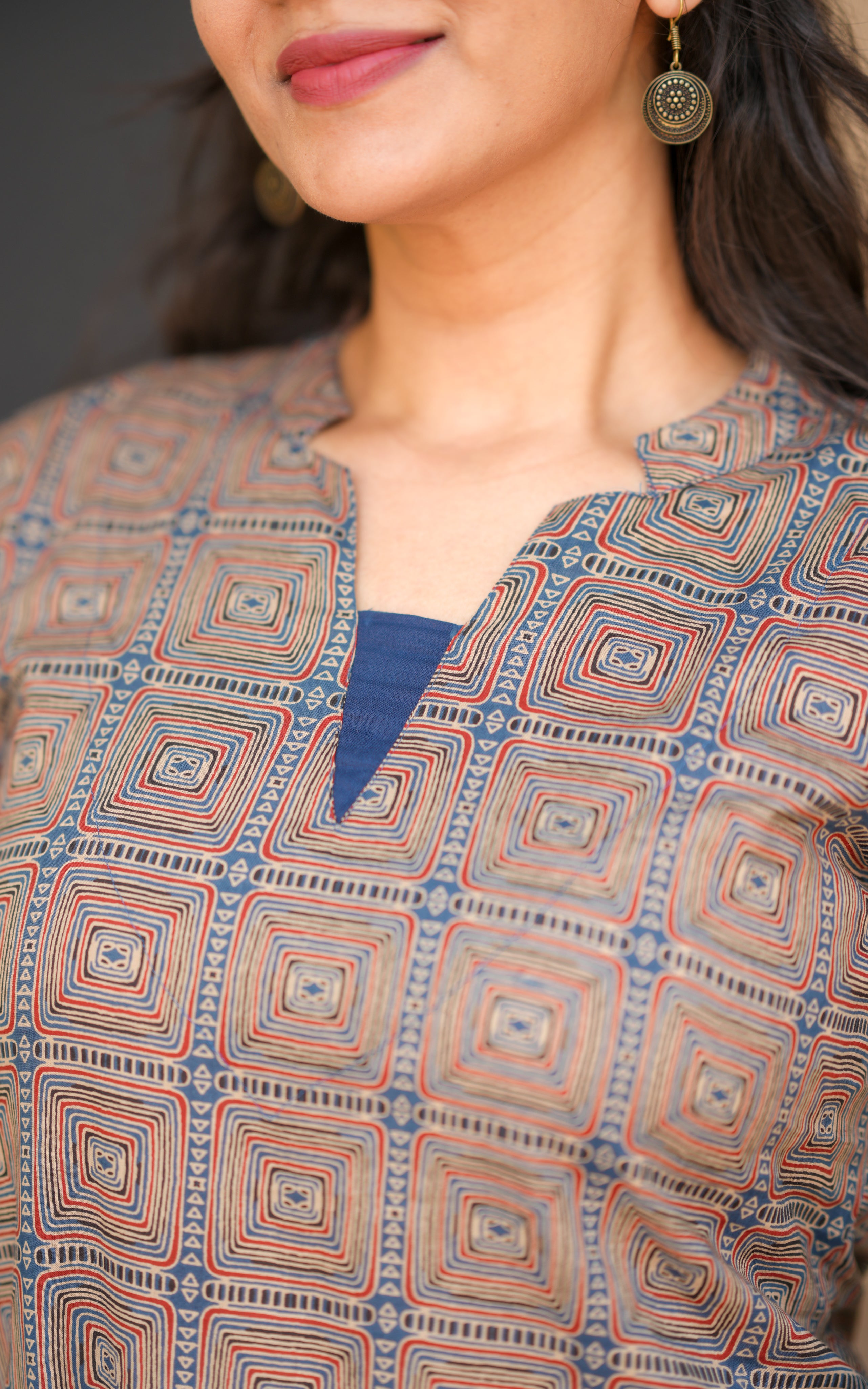 Cotton straight kurti