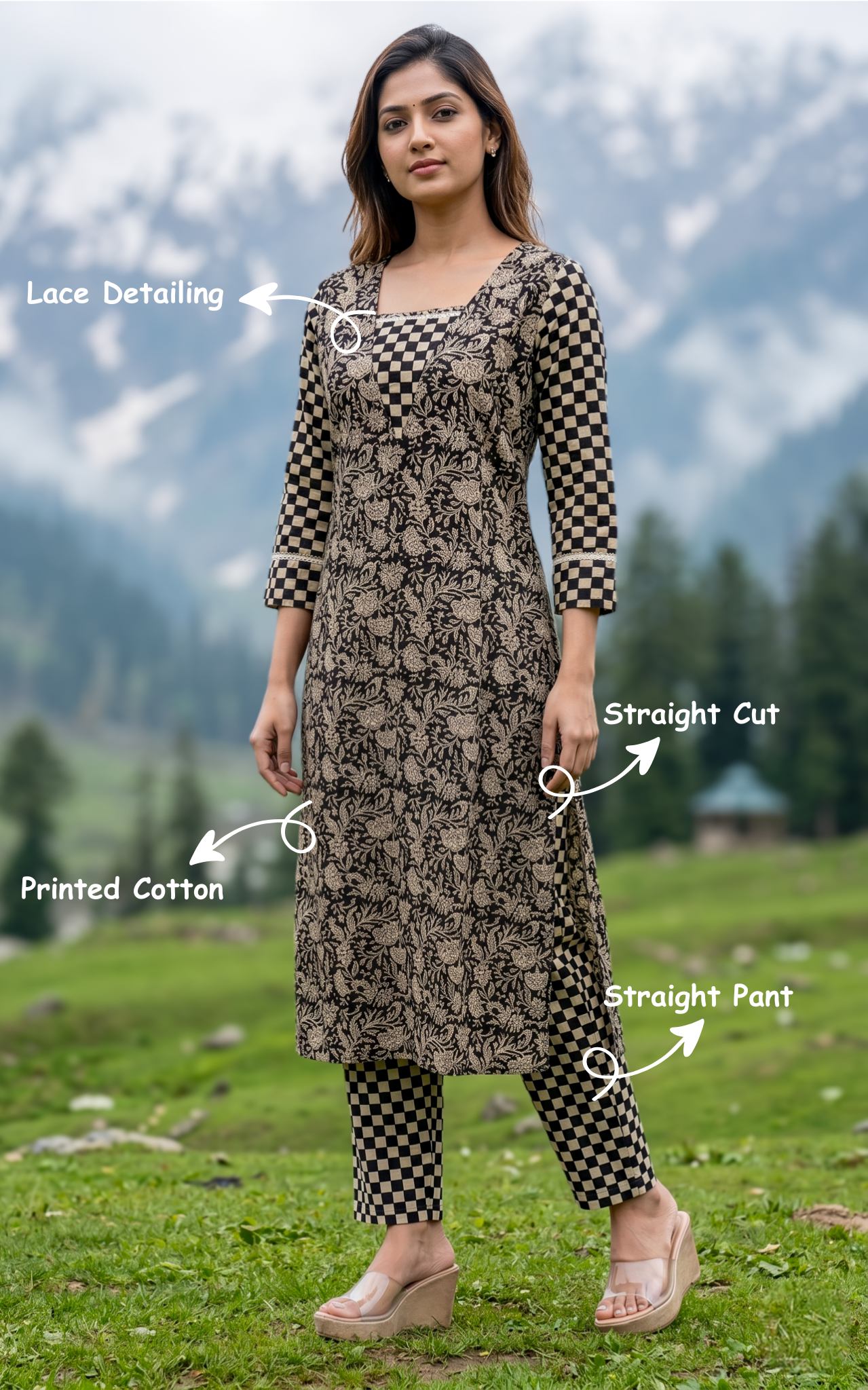 Siloni B (Kurti+Pant)