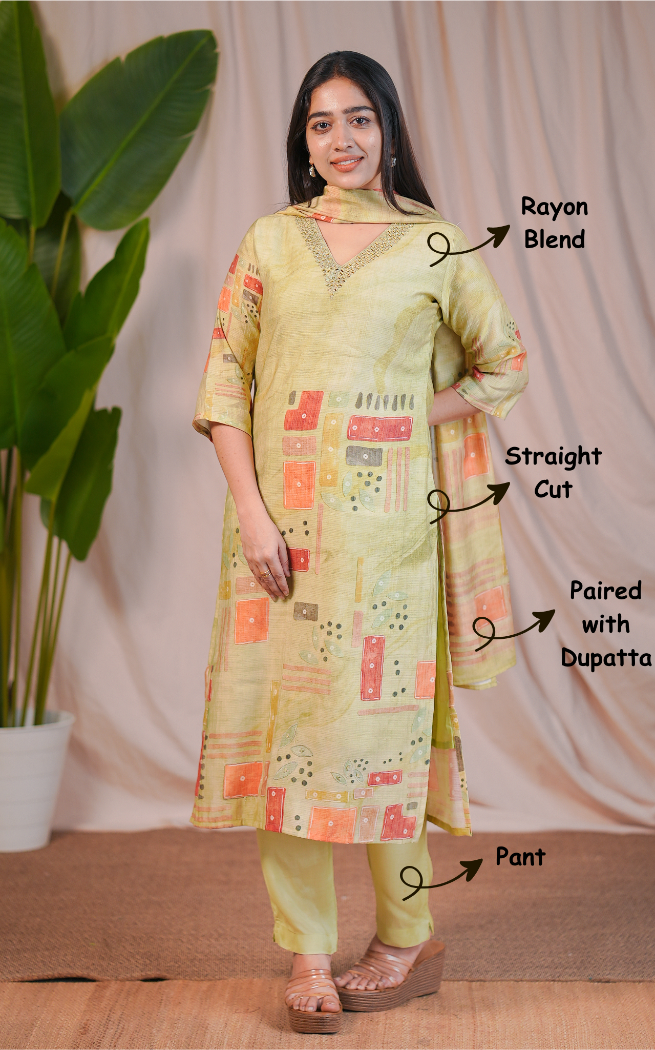 Subadhra (Kurti+Pant+Dupatta)