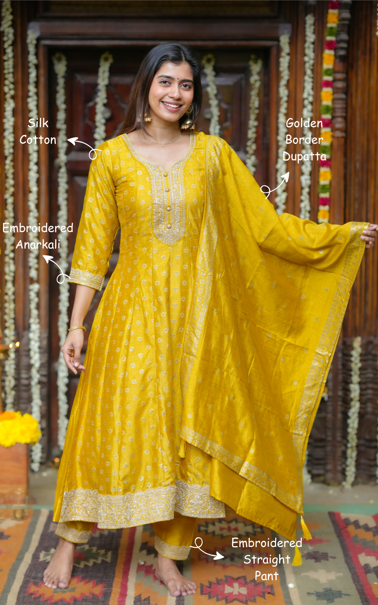 Suganthi A (Kurti+Pant+Dupatta)
