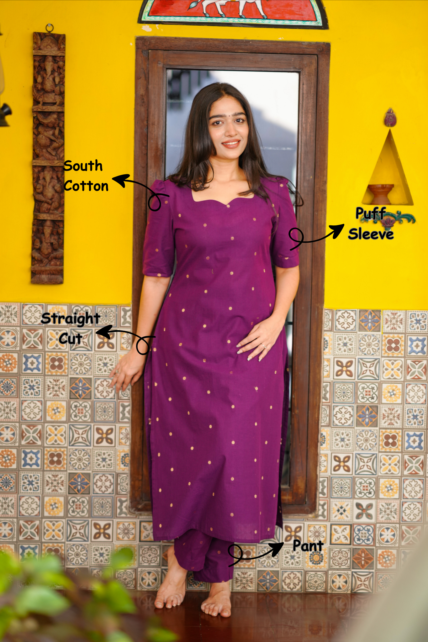 Kalaabam B (Kurti+Pant)