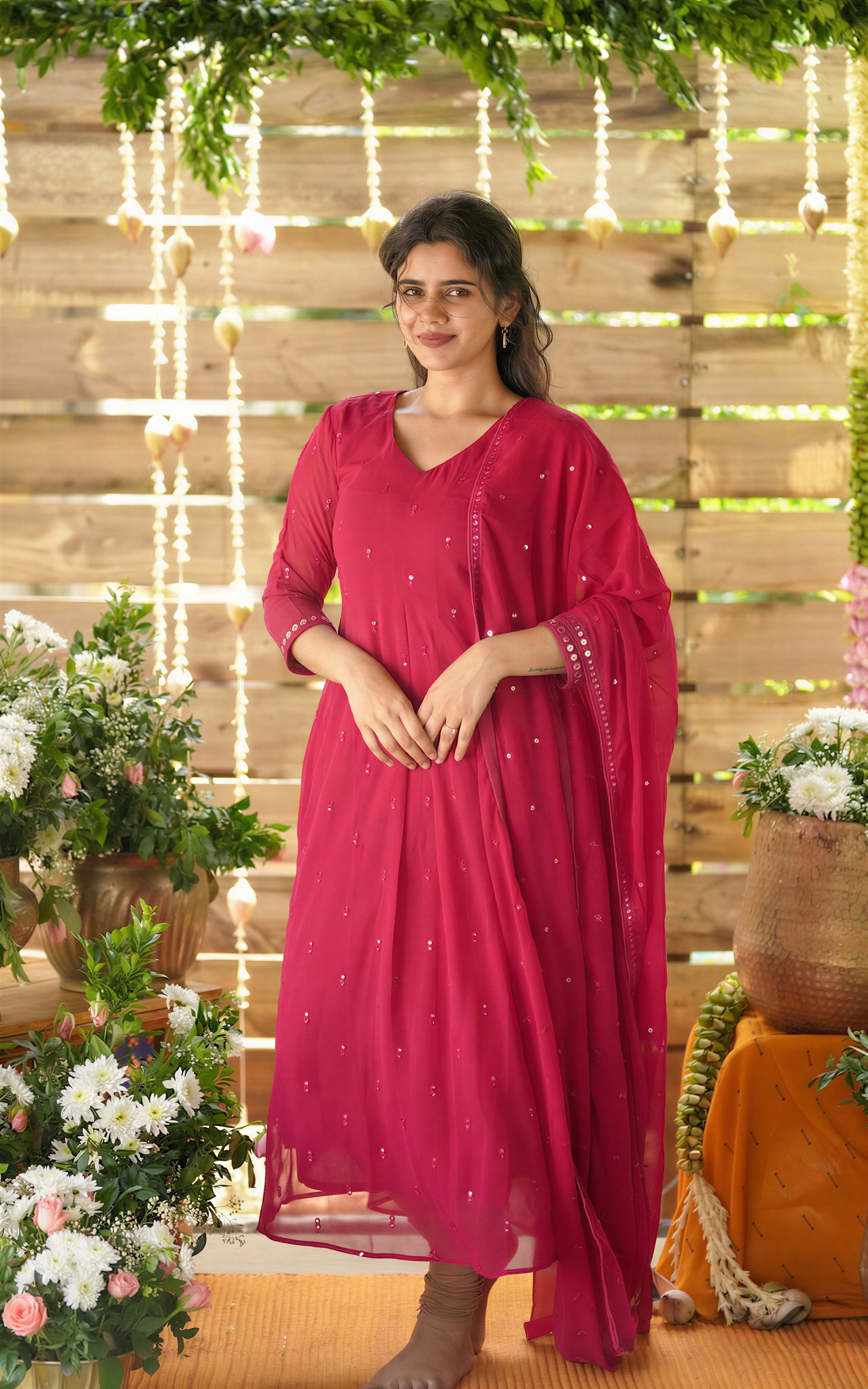 Yatra Pink (Kurti+Dupatta)