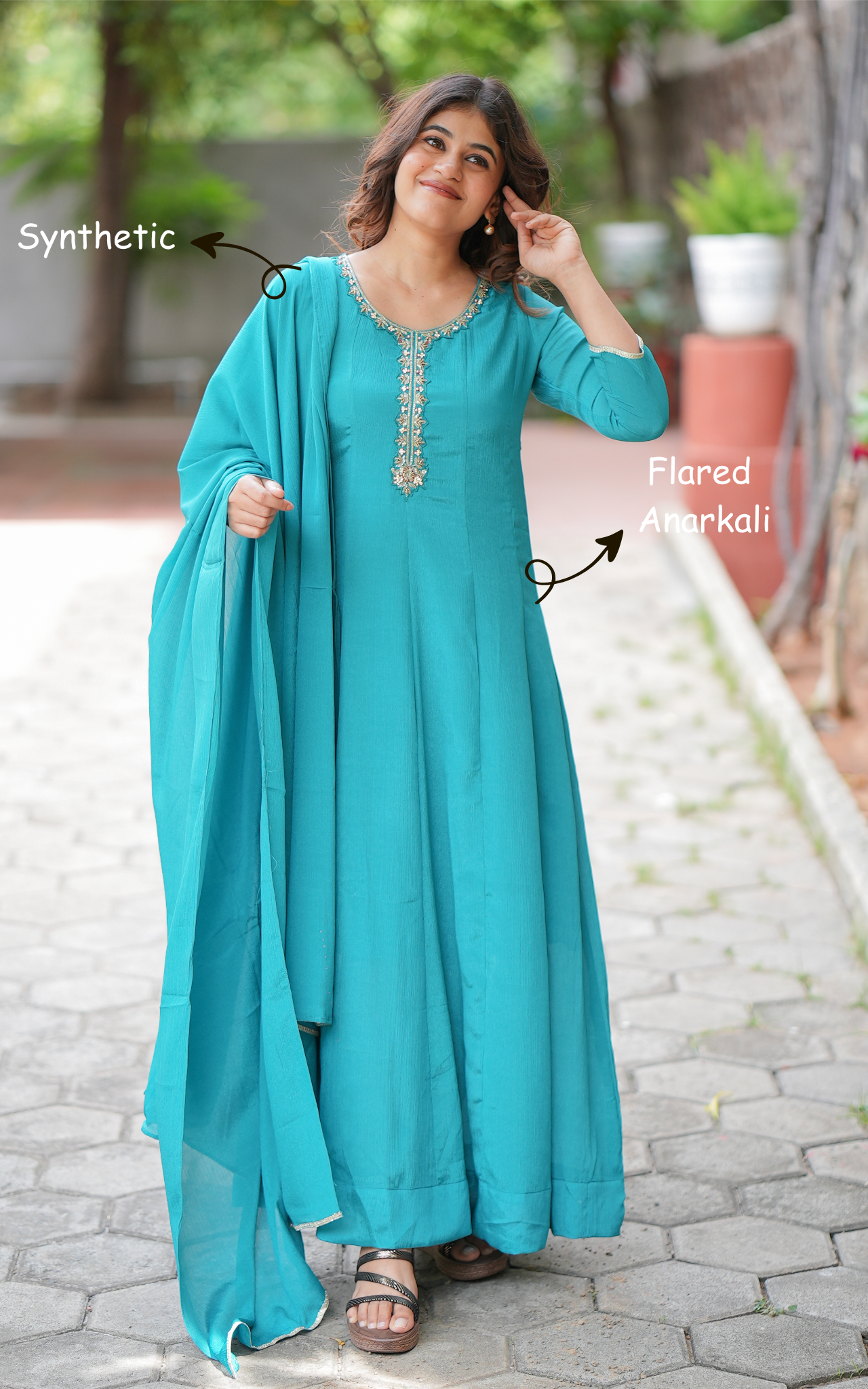 Ethnic gown style