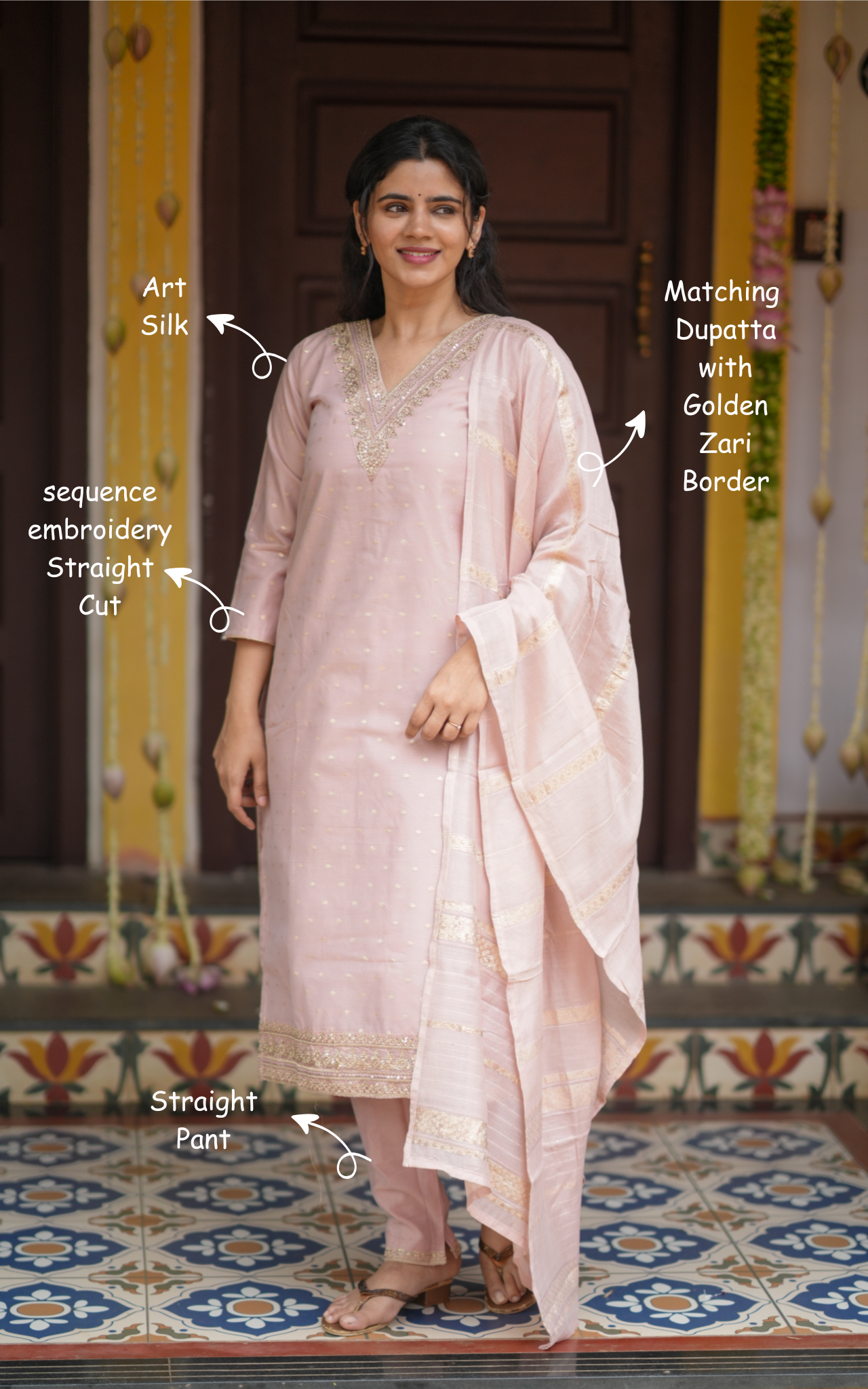 Lotus (Kurti+Pant+Dupatta)