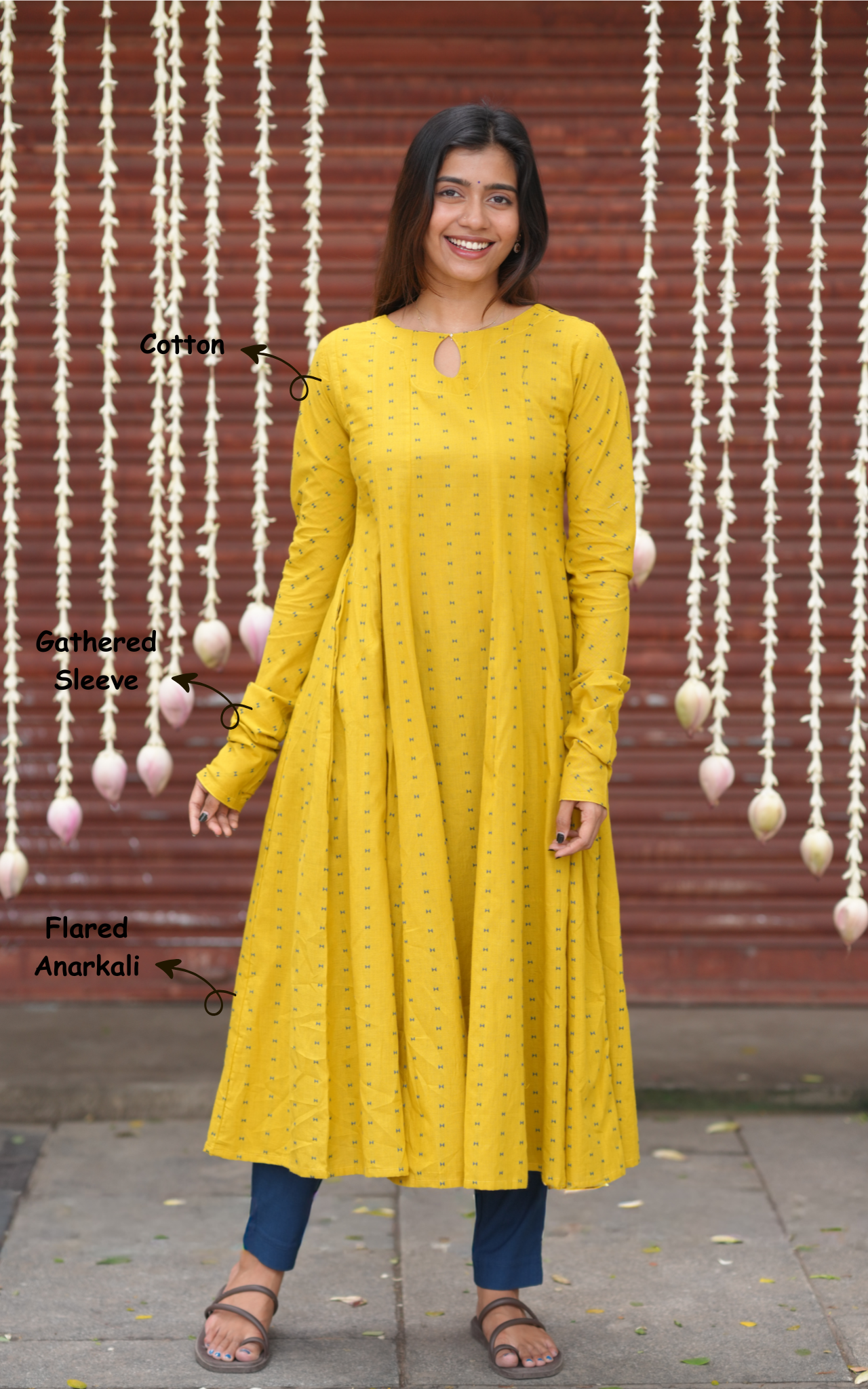 Anarkali kurti