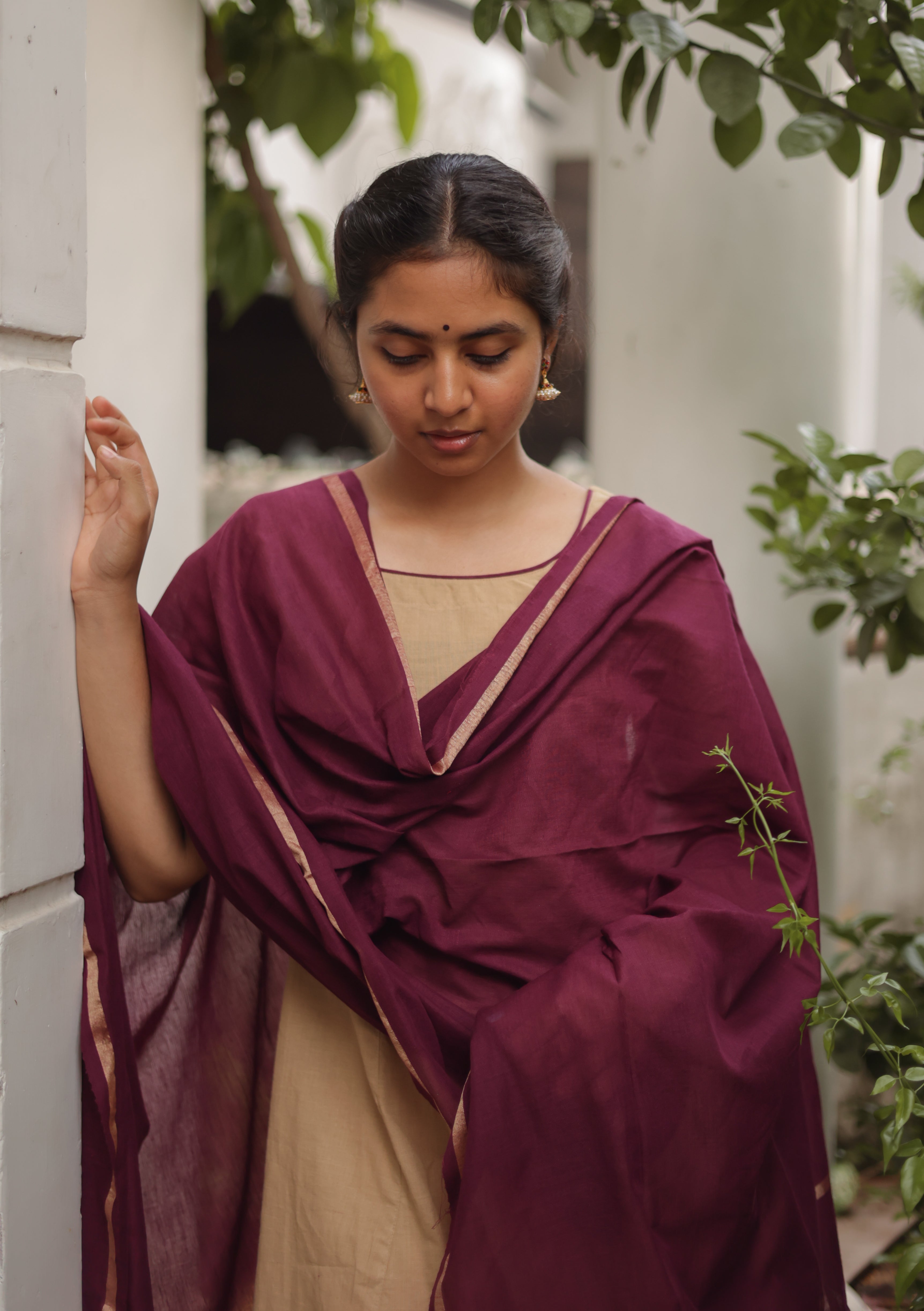 Made from soft South Cotton fabric, the kurti ensures comfort and breathability throughout the day