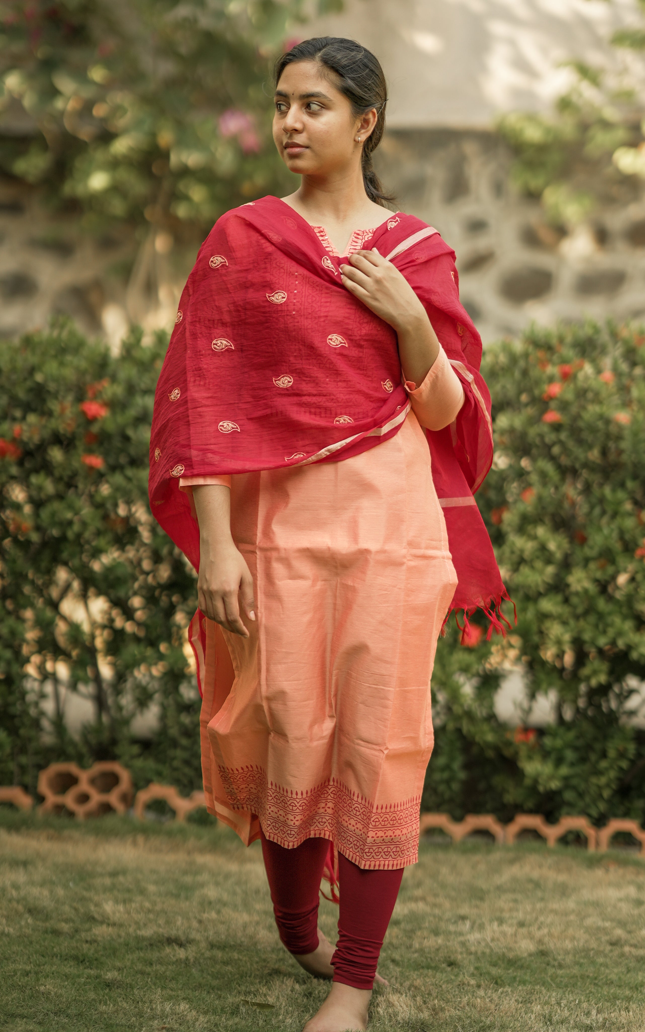 Cotton straight kurti