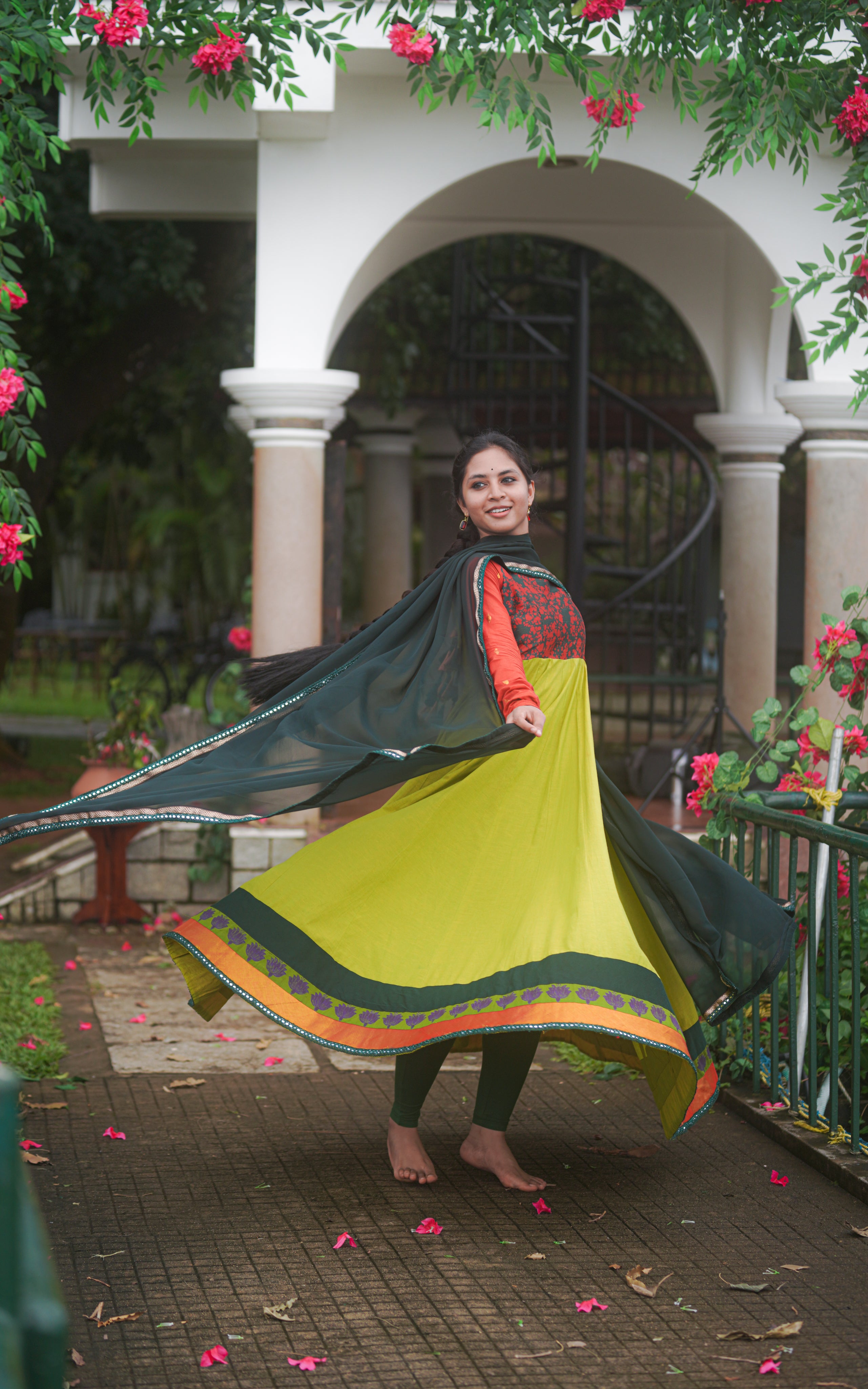 Raavanan costume Anarkali kurti