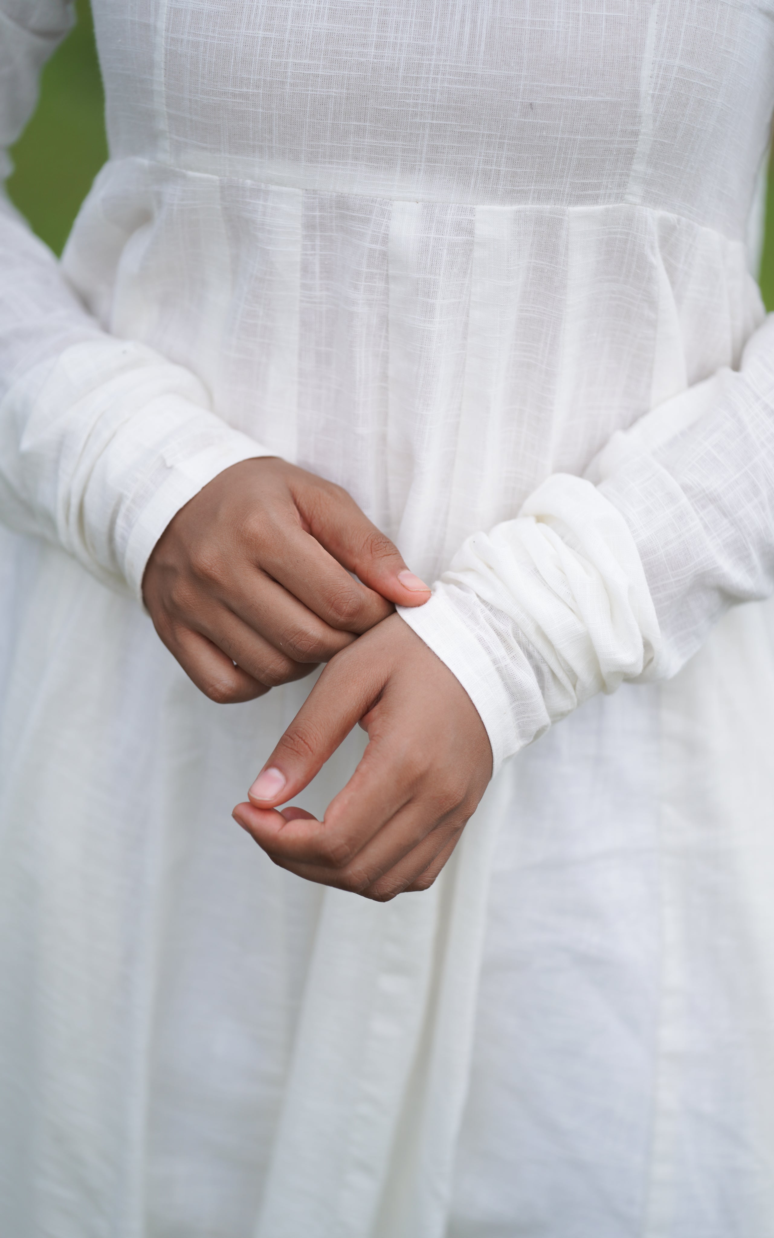 #RaavananStyle #WhiteAnarkaliLook