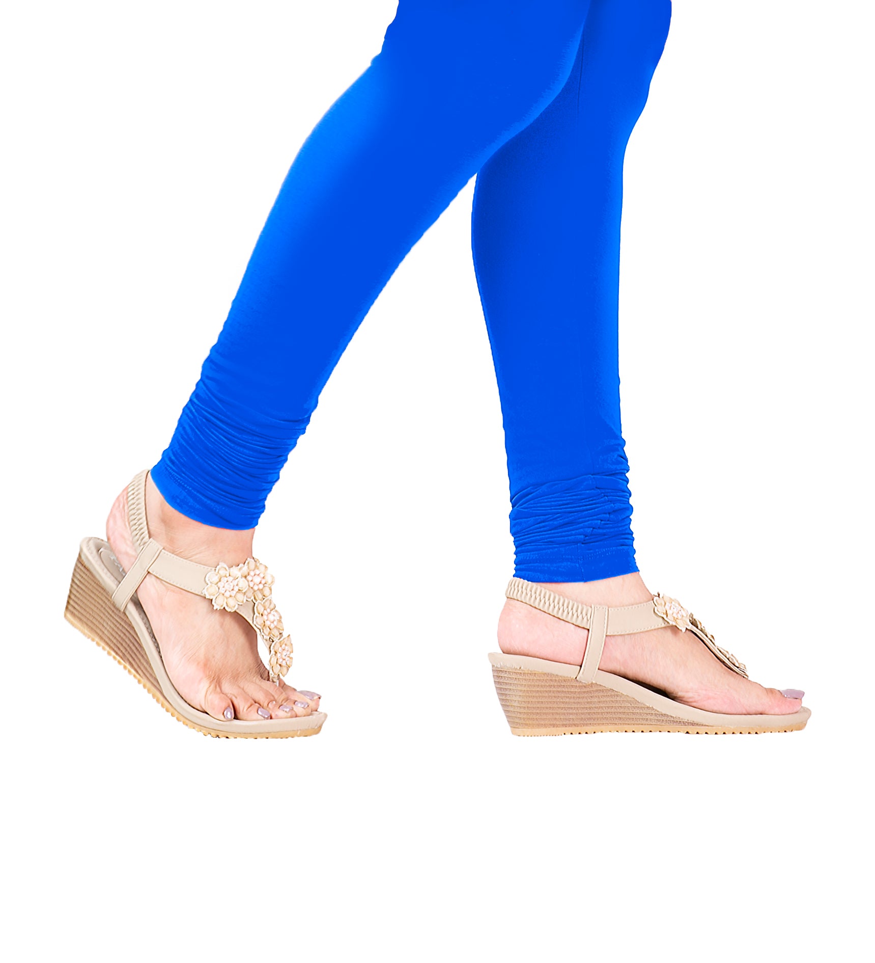 Instore – Dark Klein Blue Full Length Legging for Women – Stretchable – Mix N Match Bottom Wear