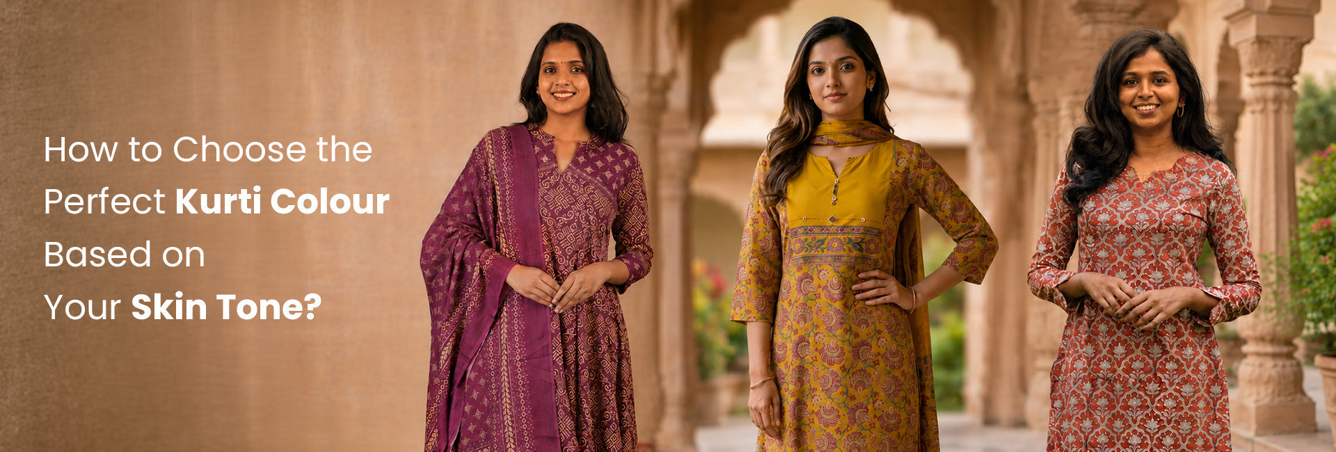 How to Choose the Perfect Kurti Colour Based on Your Skin Tone?