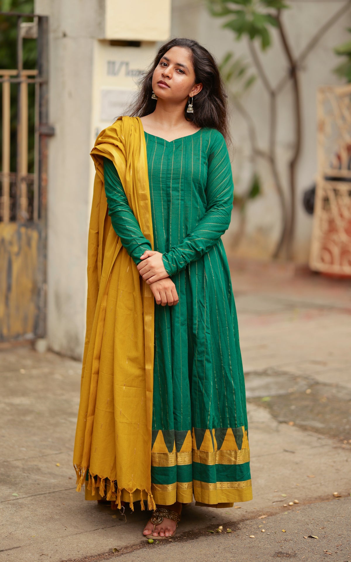 Kamazhini Green (Kurti+Dupatta)