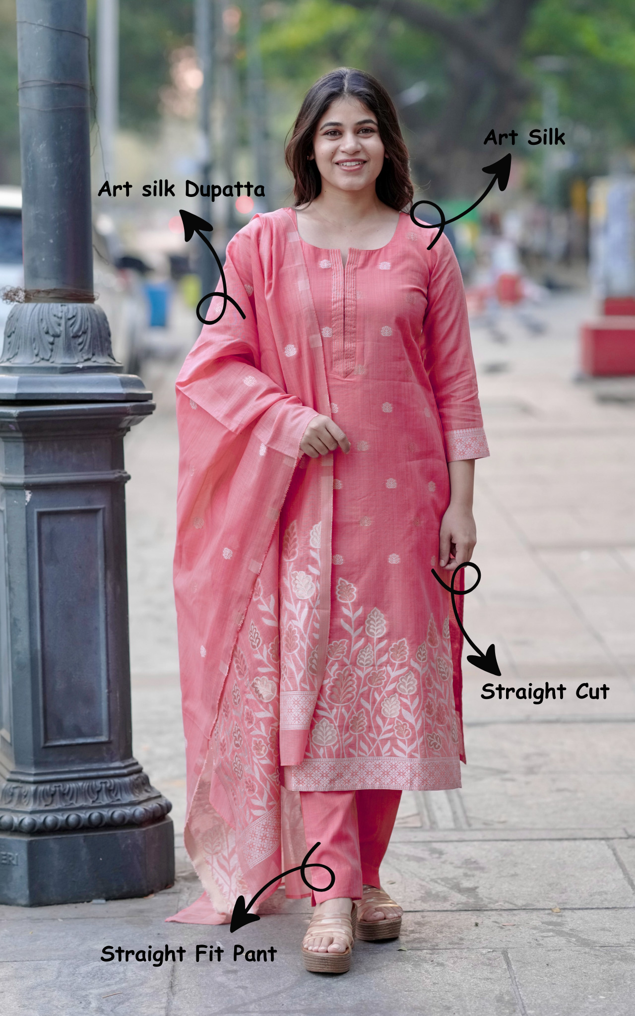 Yuvarani (Kurti+Pant+Dupatta)
