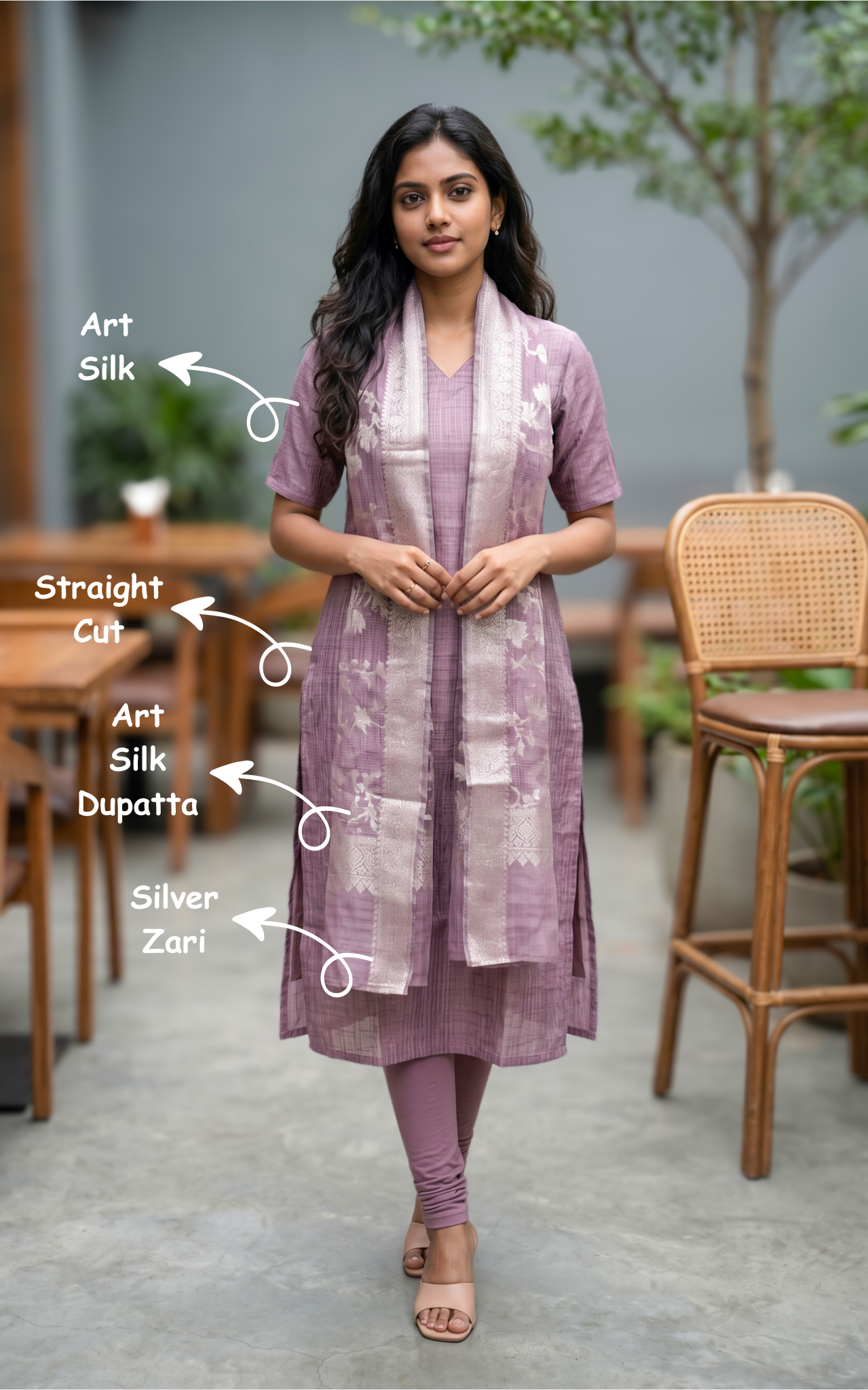 traditional simple kurti for girls
party wear kurti with zari dupatta