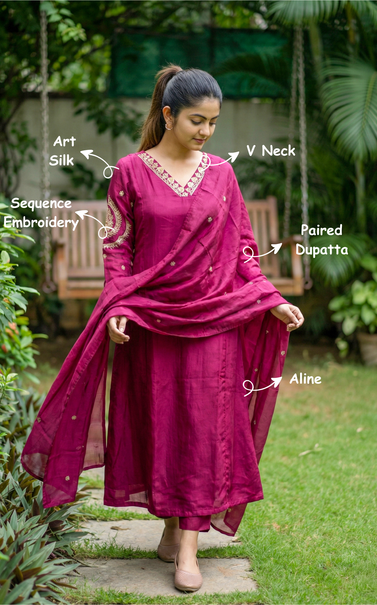 Fathima B (Kurti+Dupatta)
