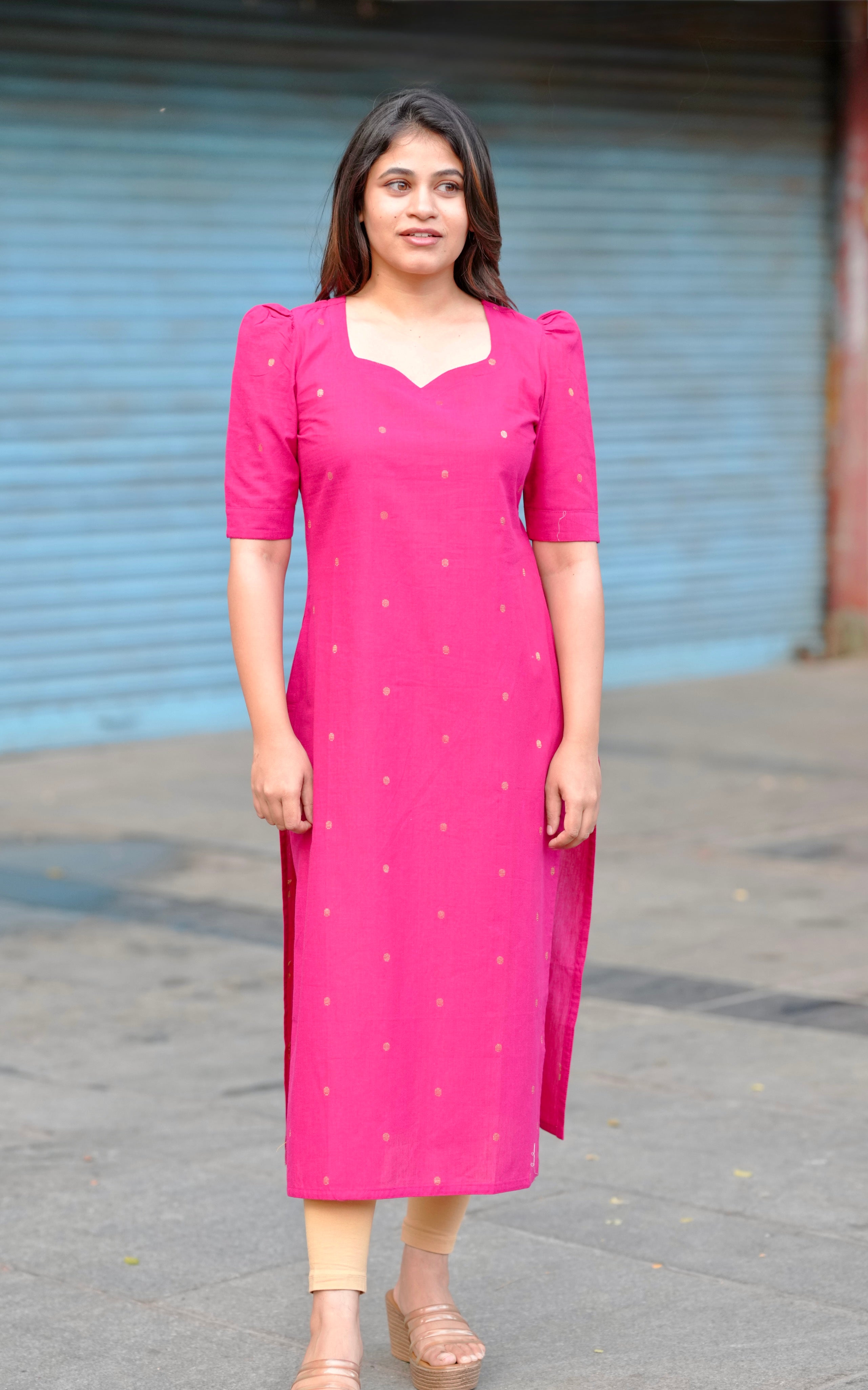Party Wear Cotton Kurti for Women