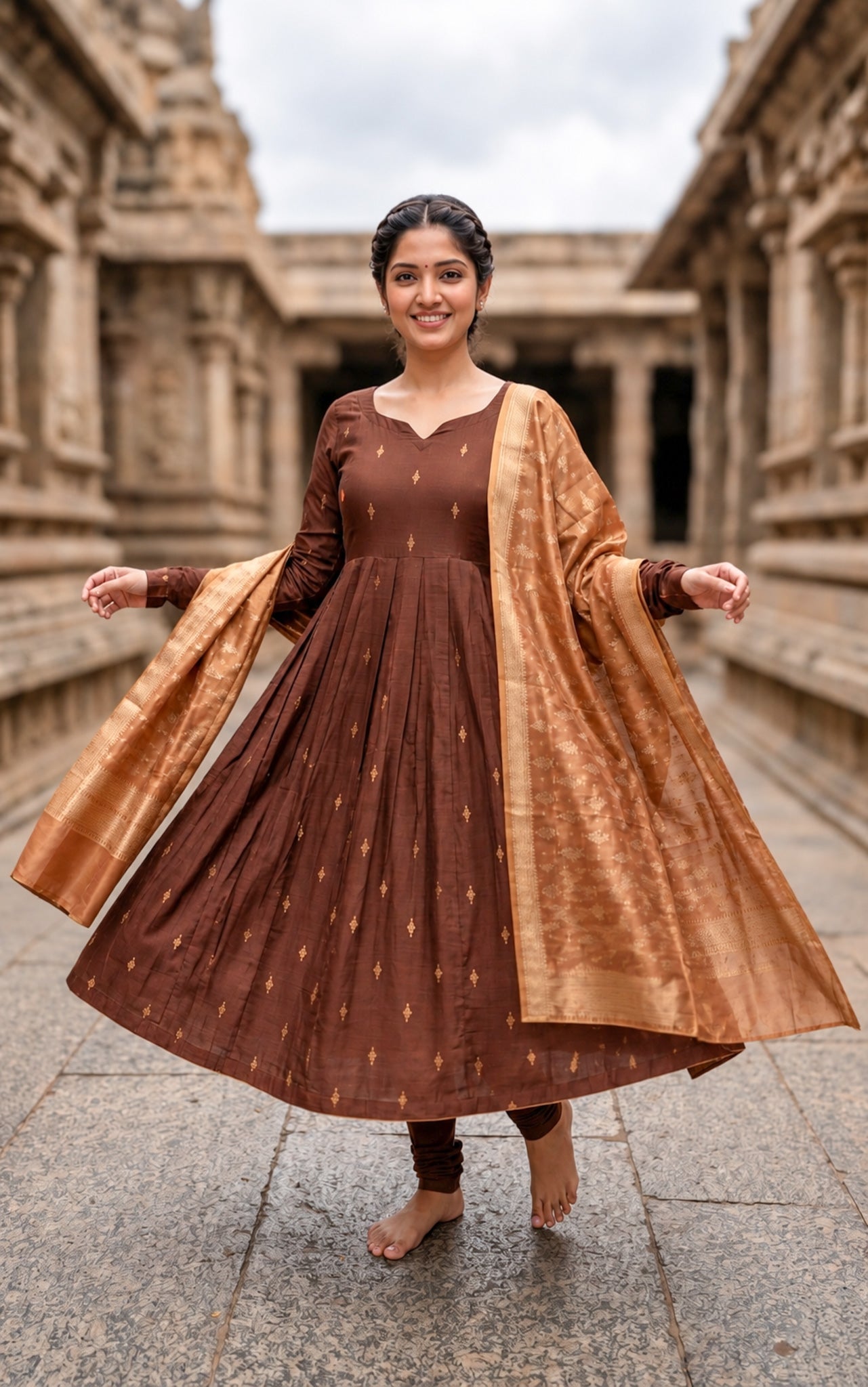 Yaazhi (Kurti+Dupatta)