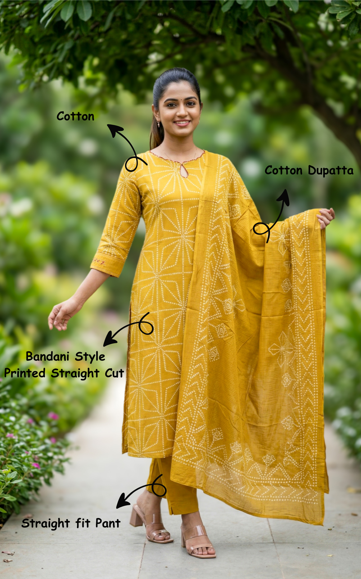 Sujali B (Kurti+Pant+Dupatta)