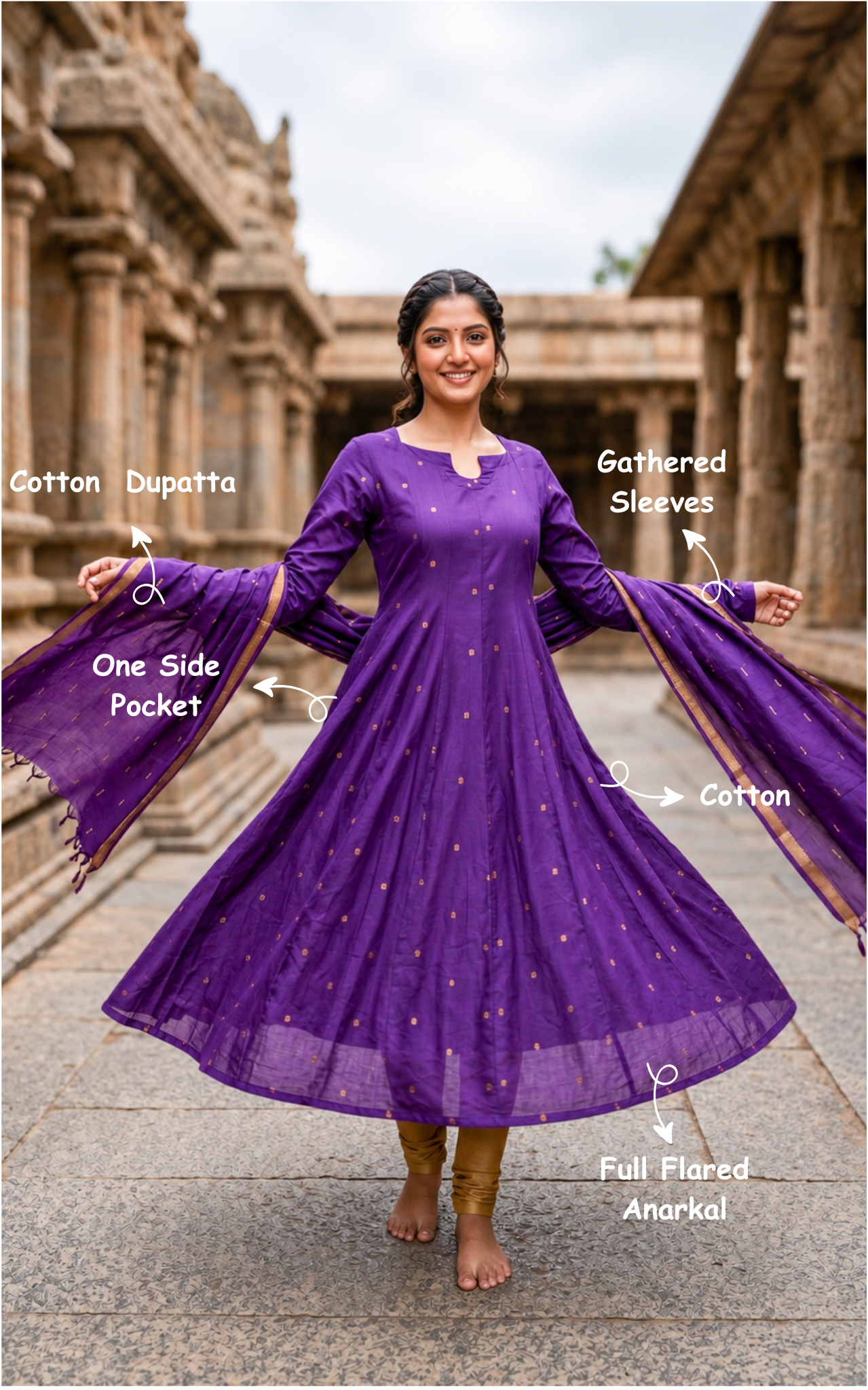 Anudeepthi (Kurti+Dupatta)