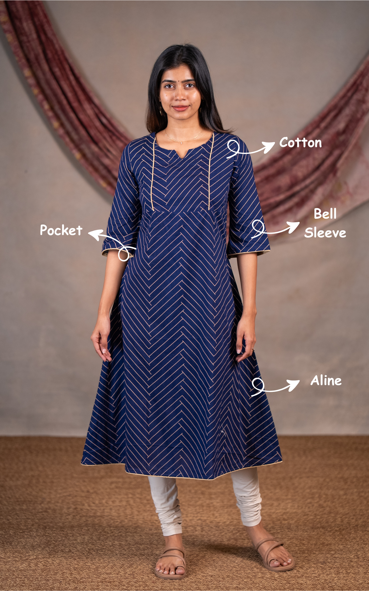 Neha Navy Blue