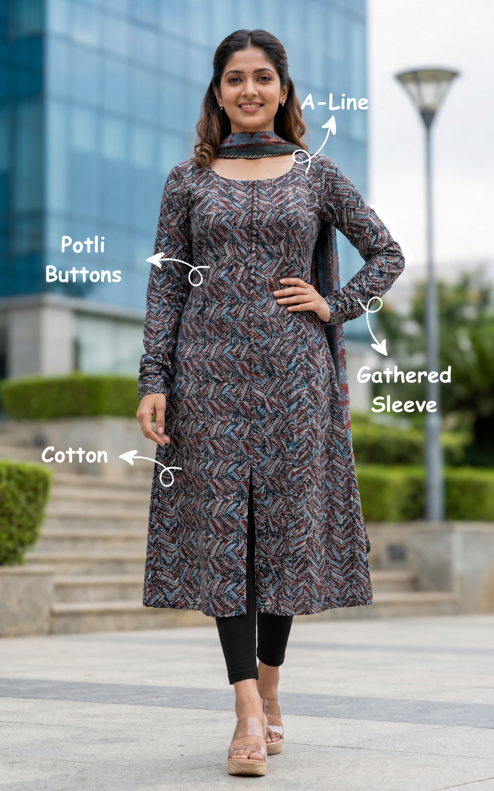 Sreenisha (Kurti+Dupatta)