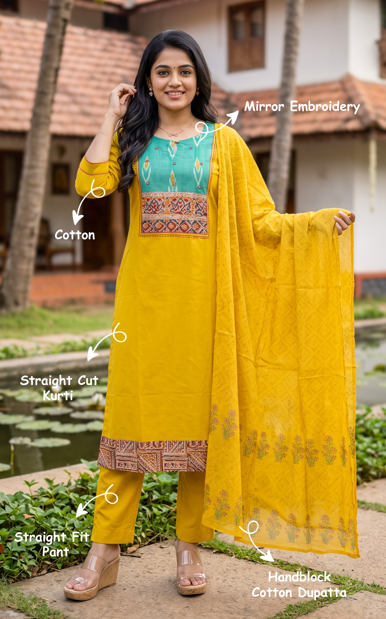 Deeksha (Kurti+Pant+Dupatta)