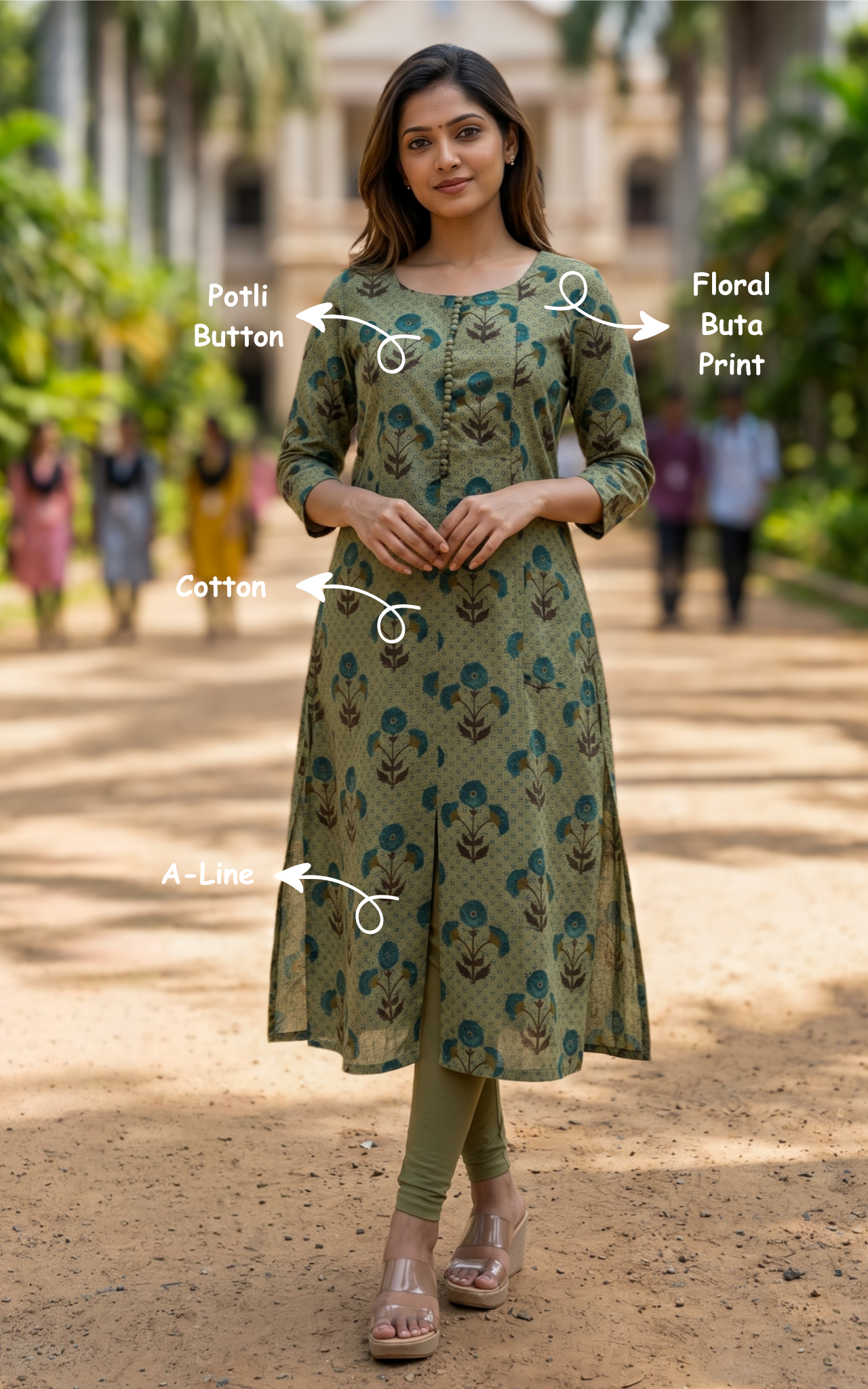 All day wear cotton kurti for women