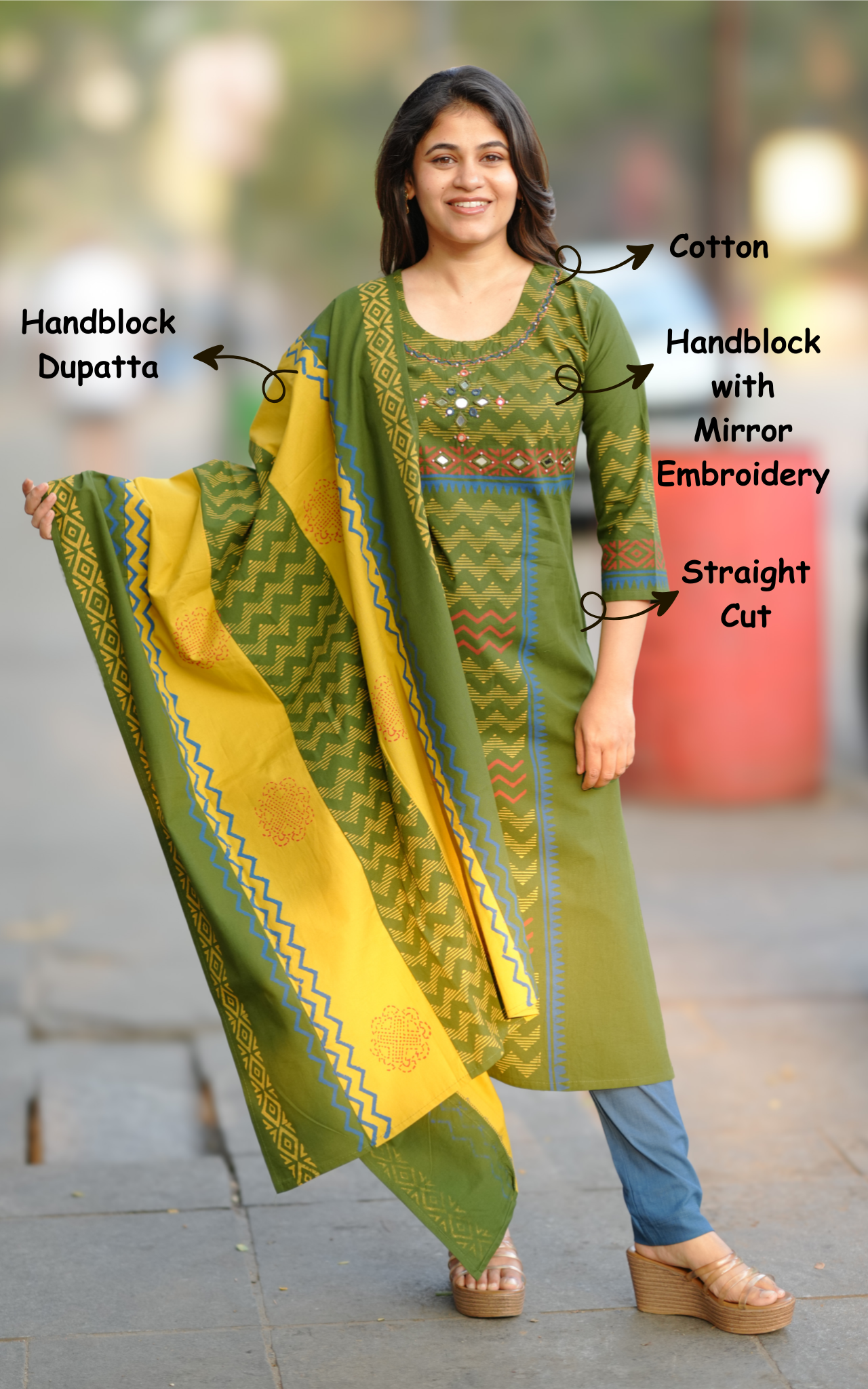 Traditional Cotton Kurti Set for Women
Handmade Cotton Kurti Set for Women