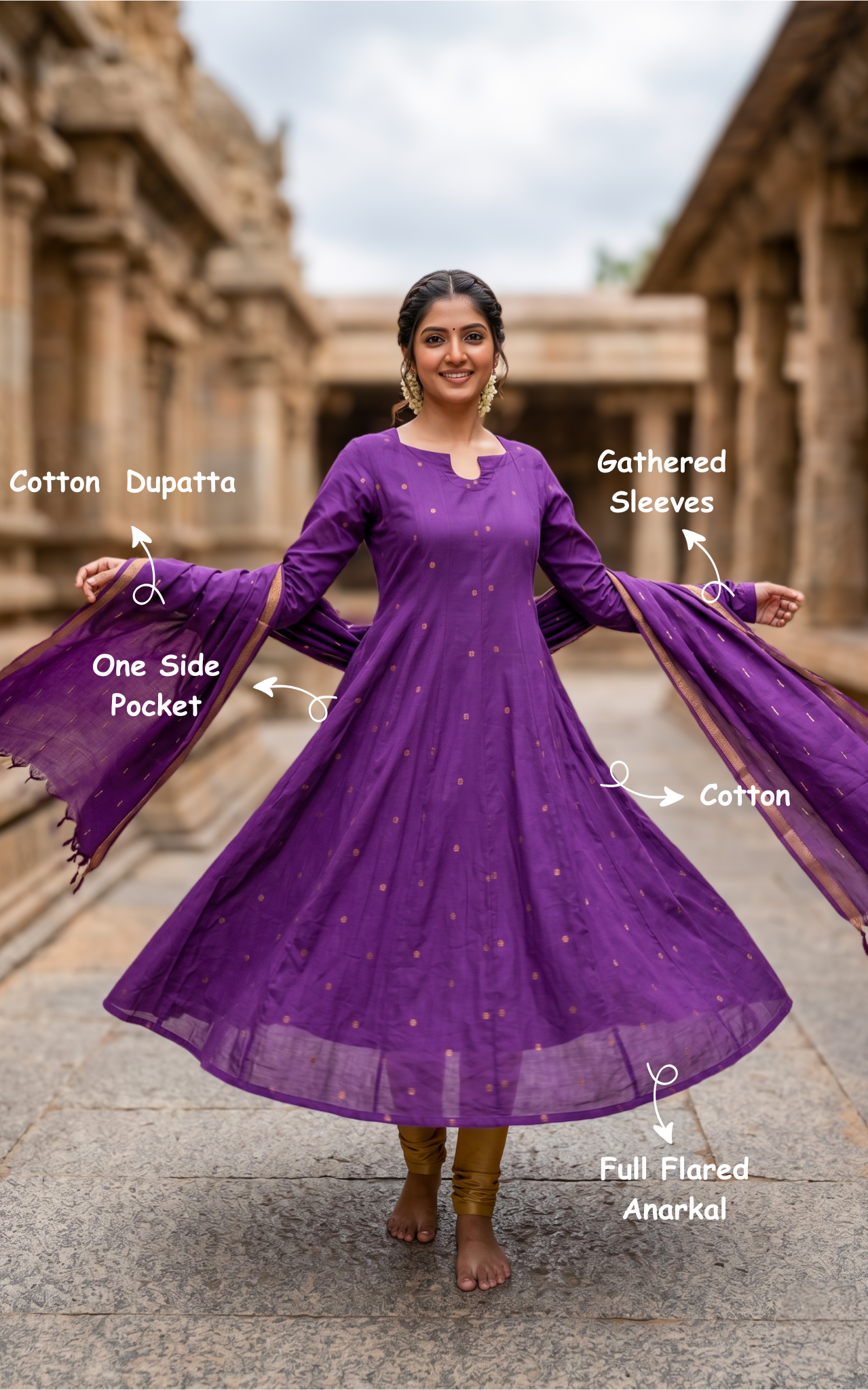 Anudeepthi (Kurti+Dupatta)