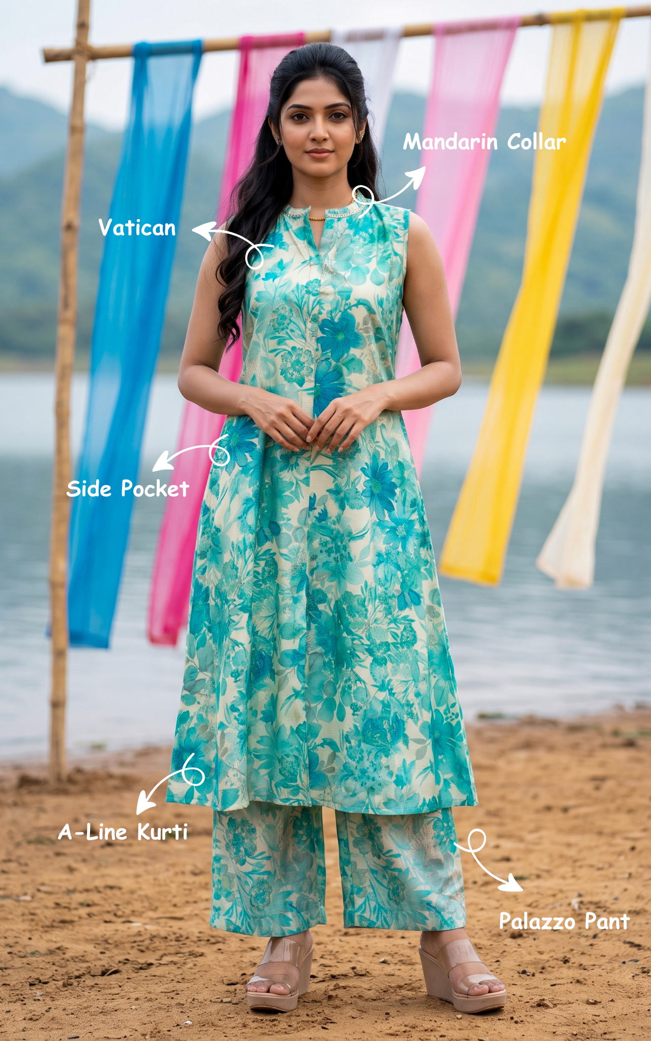 Asha (Kurti+Pant)