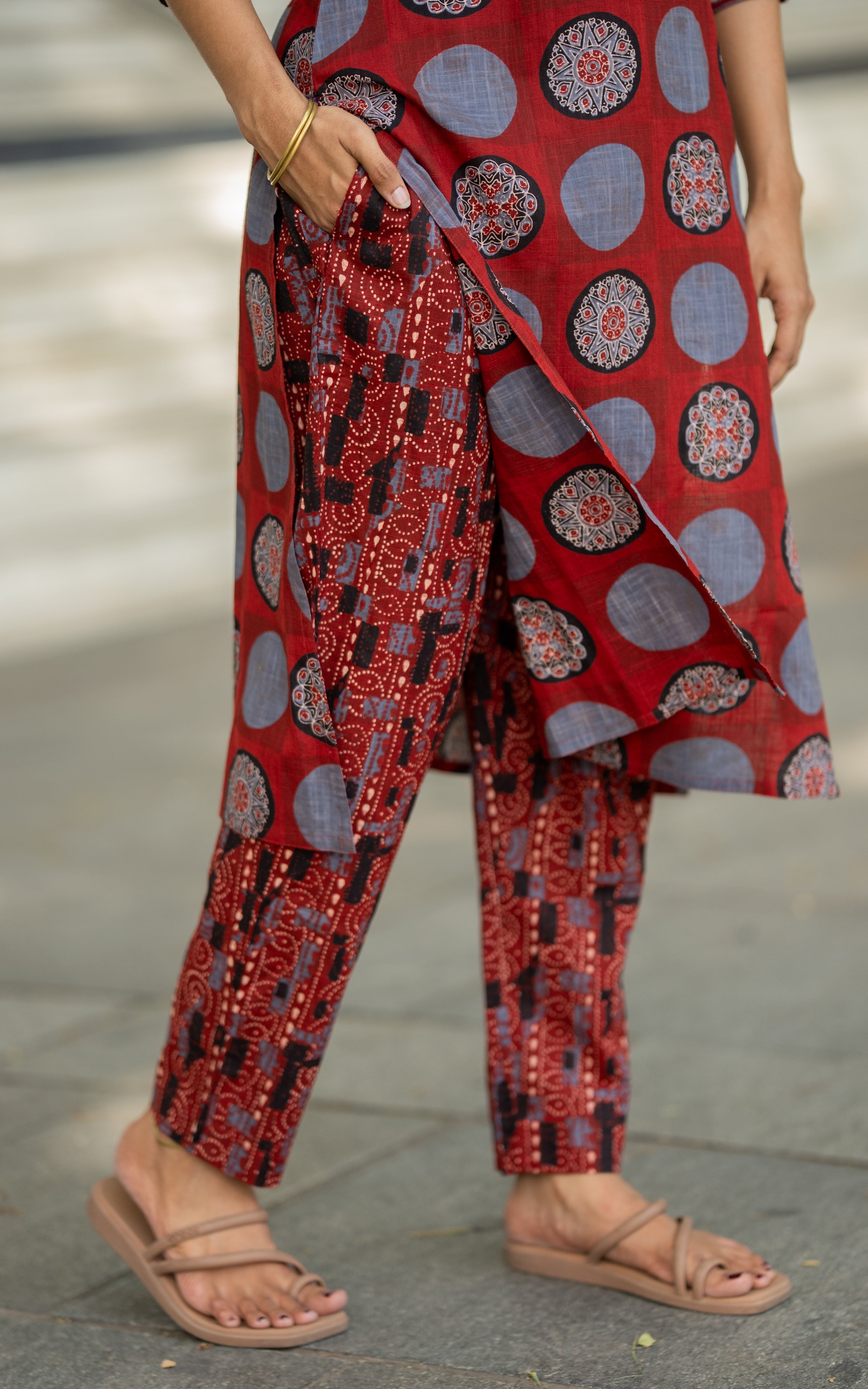 Desika A (Kurti+Pant+Dupatta)
