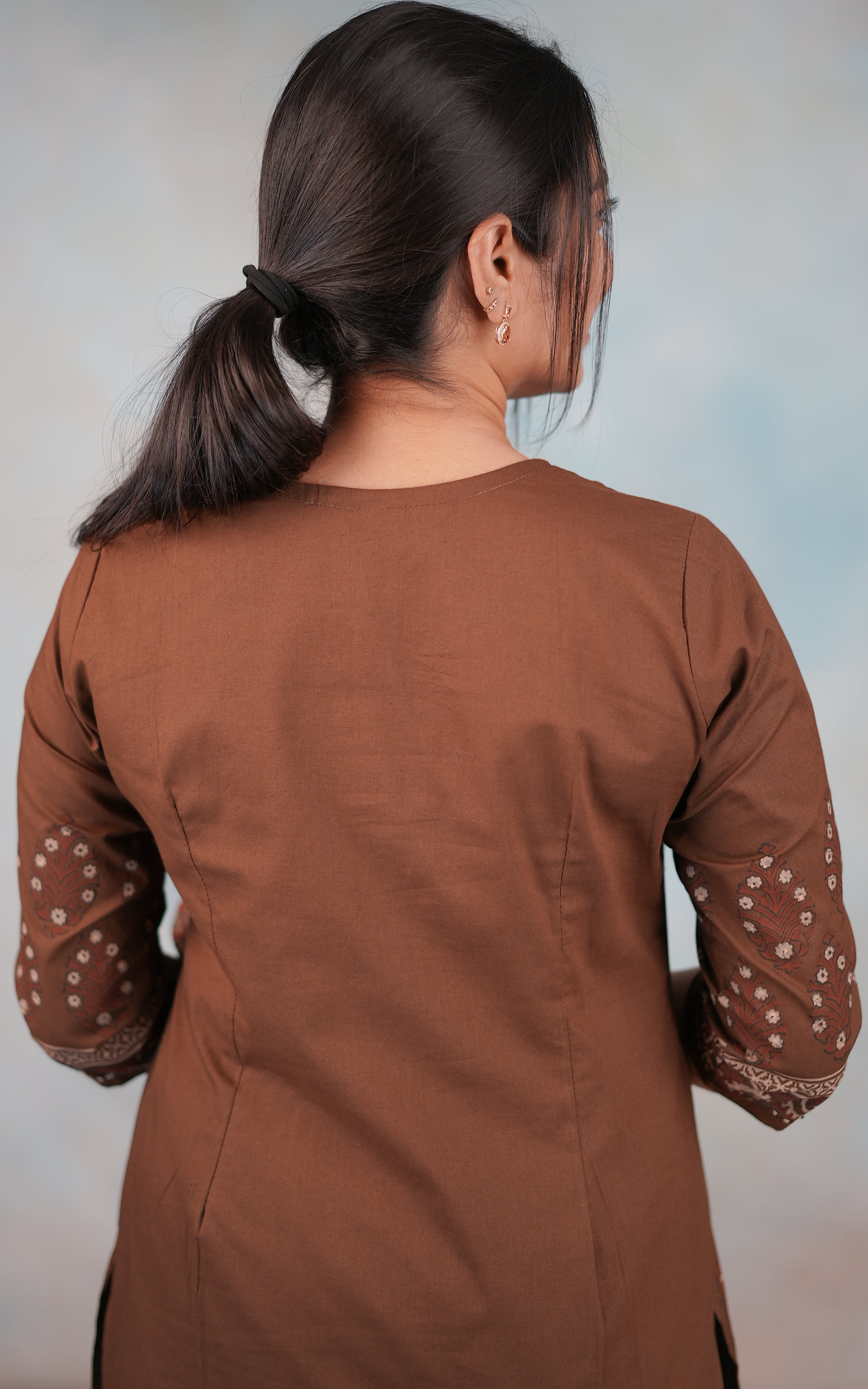 Elegant Straight cut kurti for office  