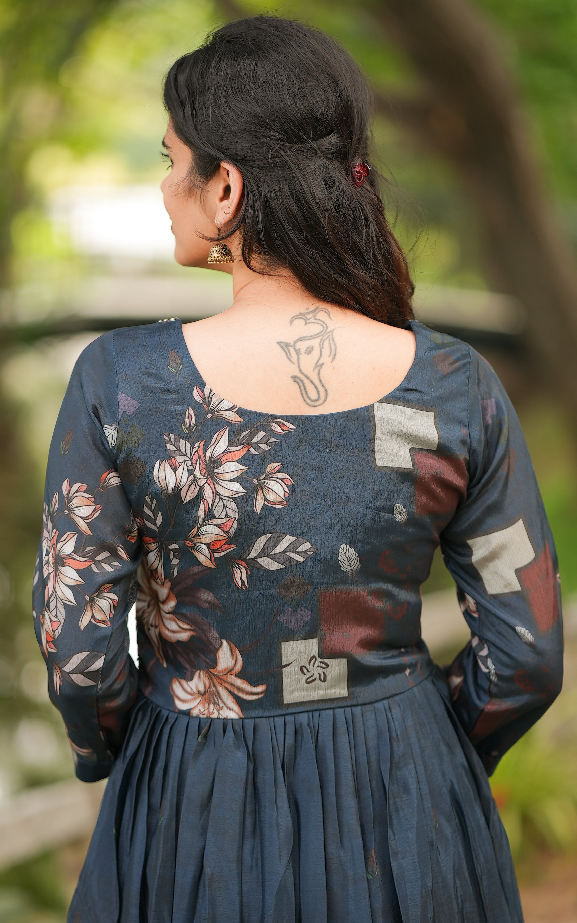 Long Anarkali gown-style kurti
